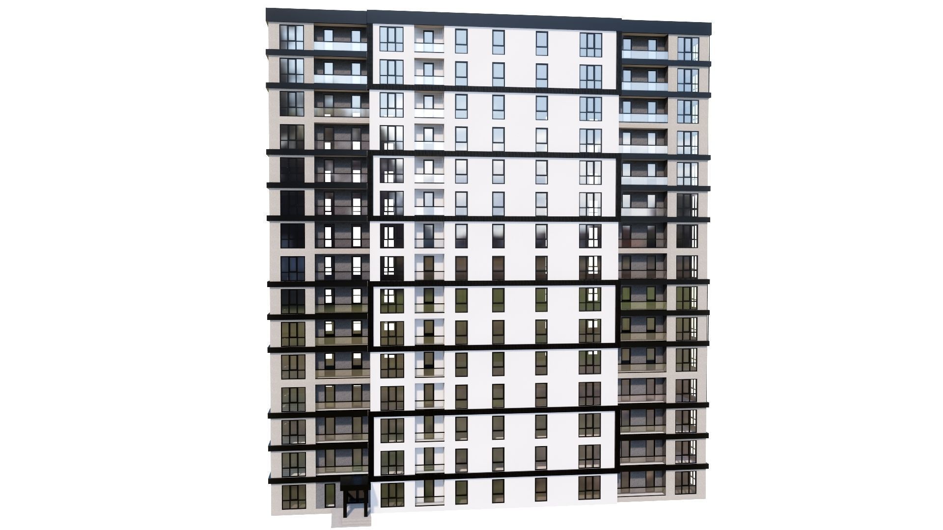 HOUSE 134 Low-poly 3D model_31