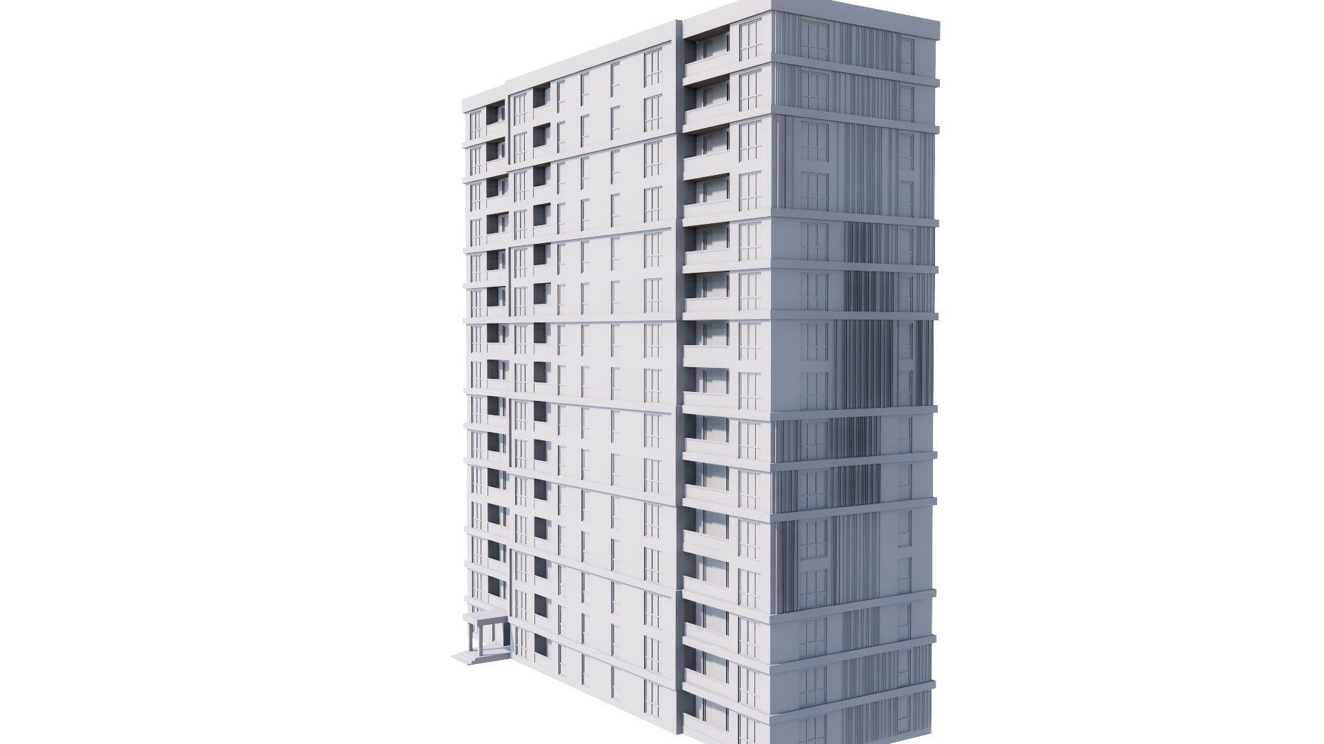 HOUSE 134 Low-poly 3D model_61