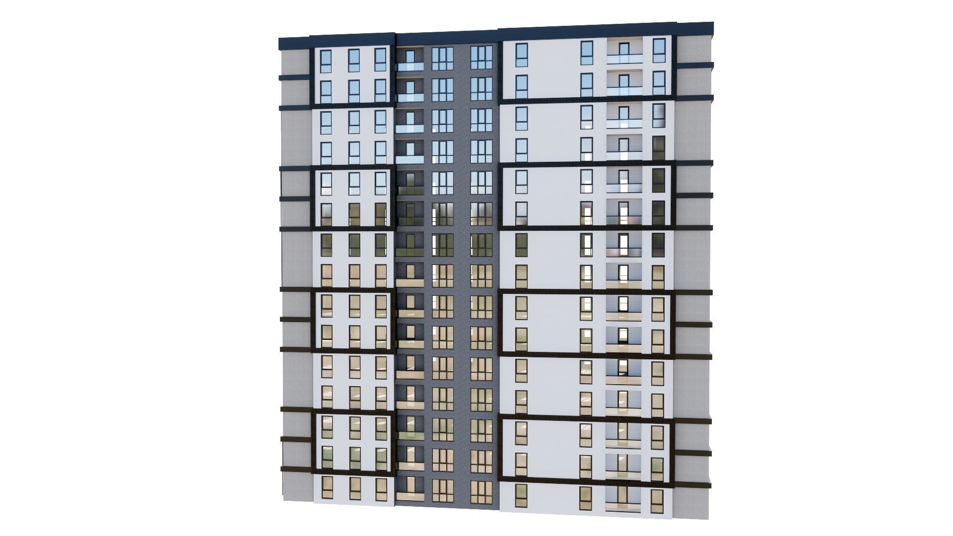 HOUSE 134 Low-poly 3D model_22