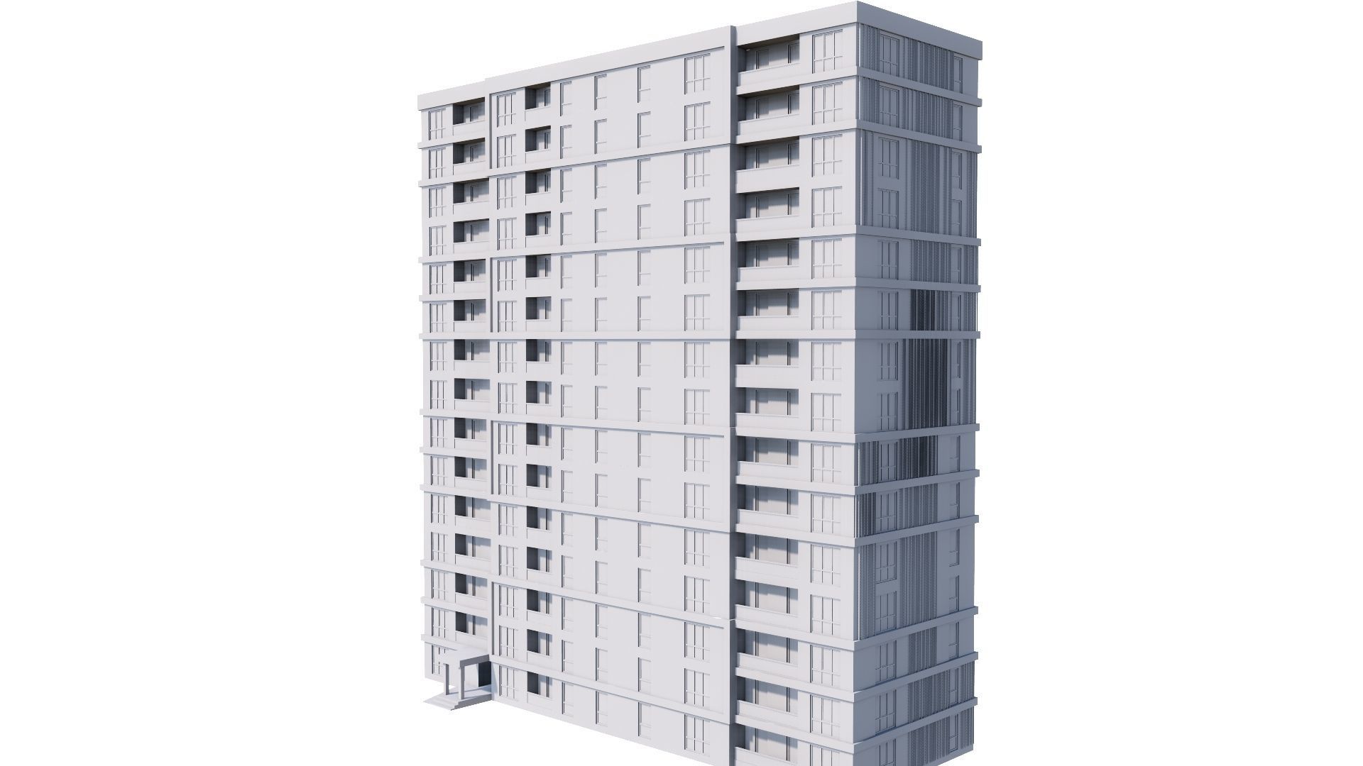 HOUSE 134 Low-poly 3D model_59