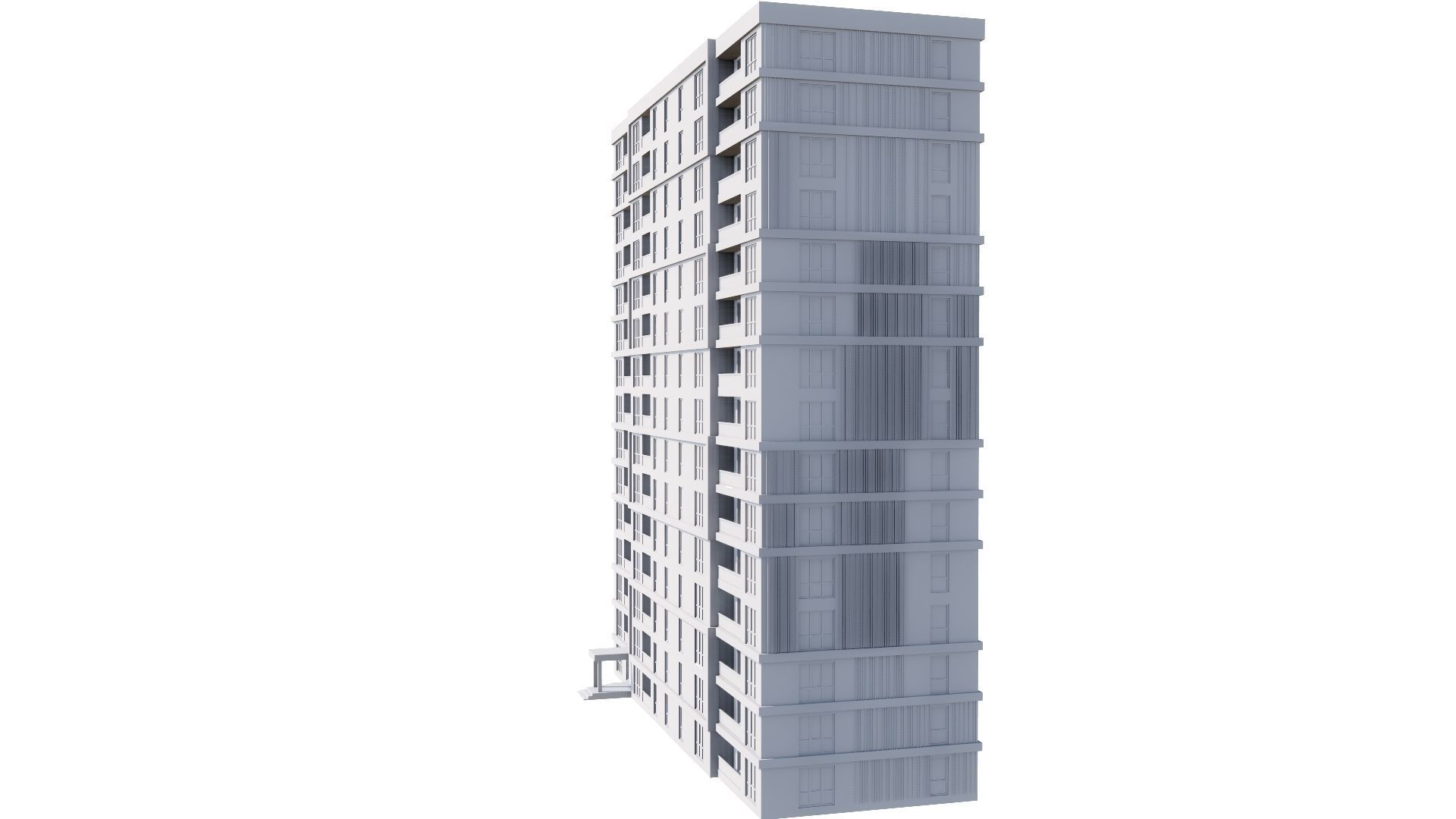 HOUSE 134 Low-poly 3D model_46