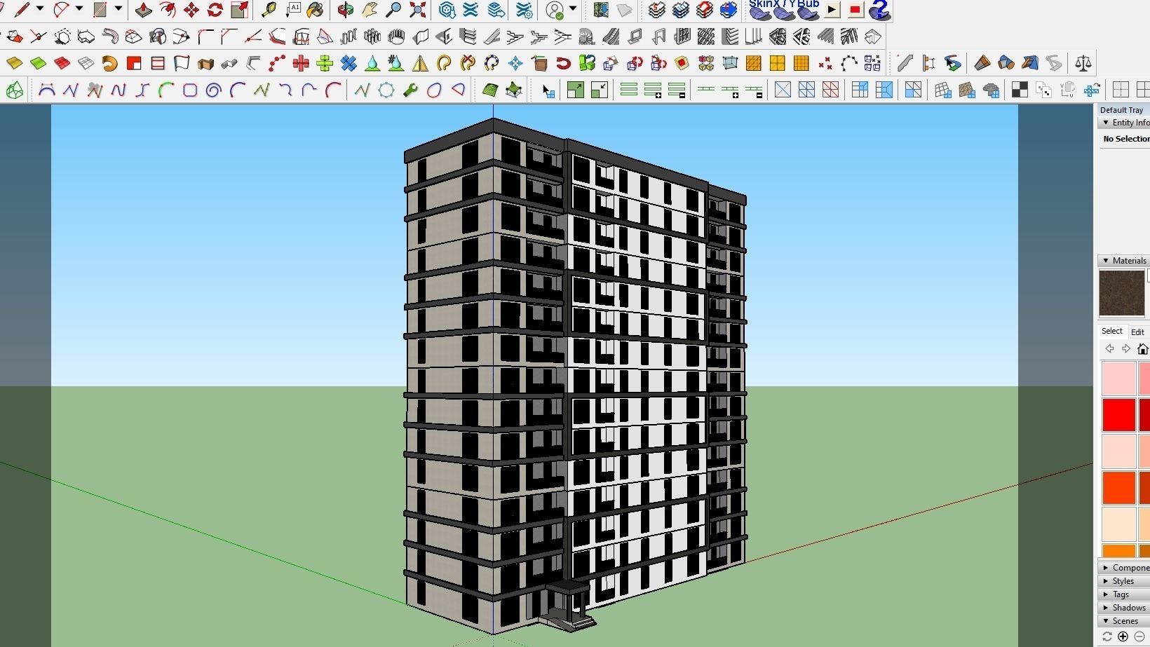HOUSE 134 Low-poly 3D model_1