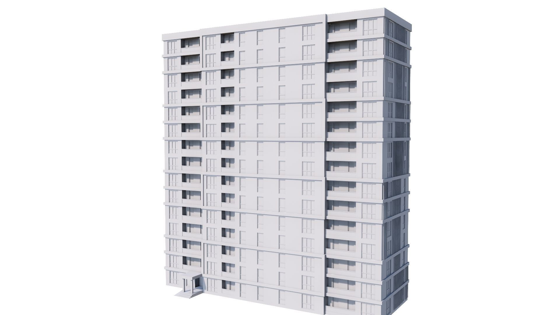 HOUSE 134 Low-poly 3D model_58