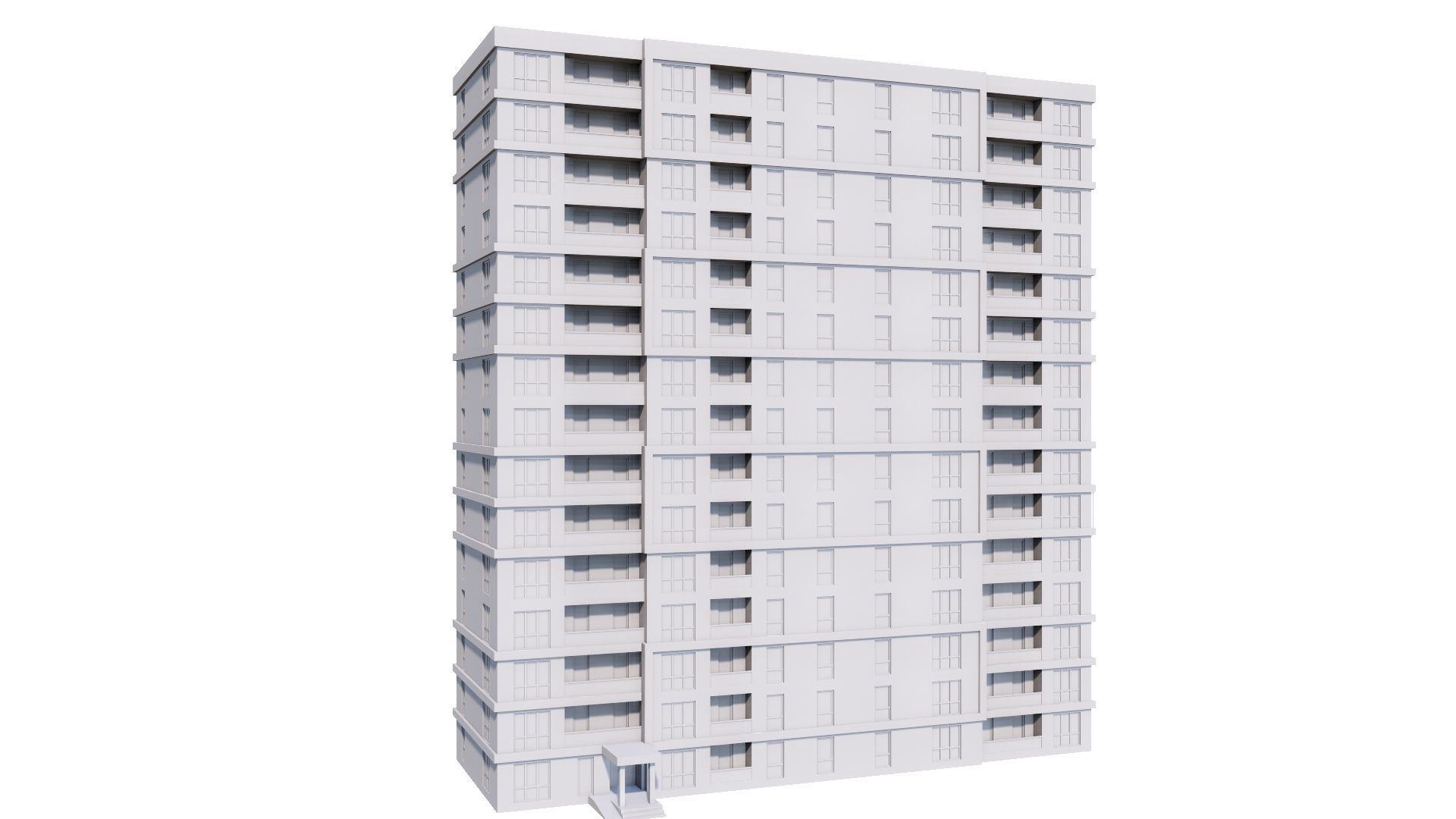 HOUSE 134 Low-poly 3D model_50