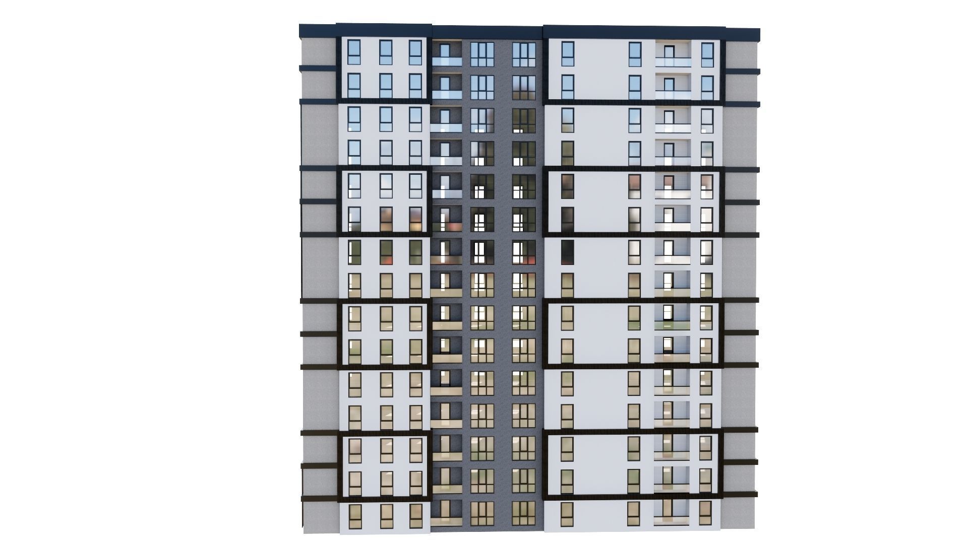 HOUSE 134 Low-poly 3D model_19