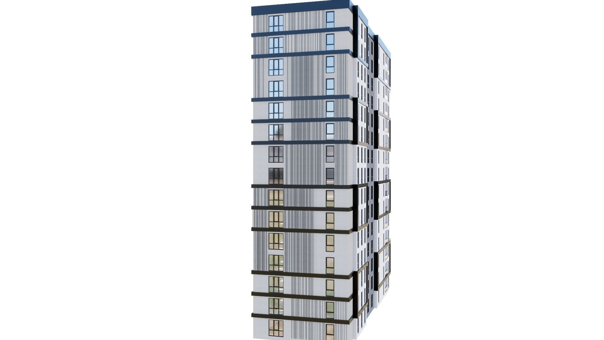 HOUSE 134 Low-poly 3D model_9