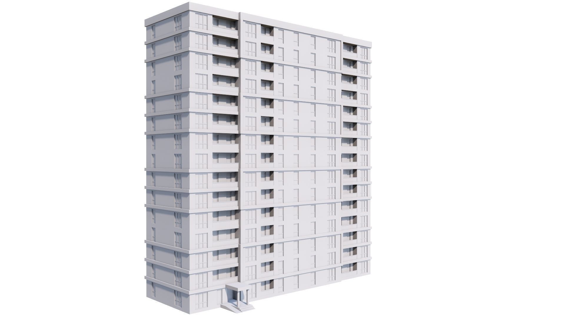 HOUSE 134 Low-poly 3D model_44