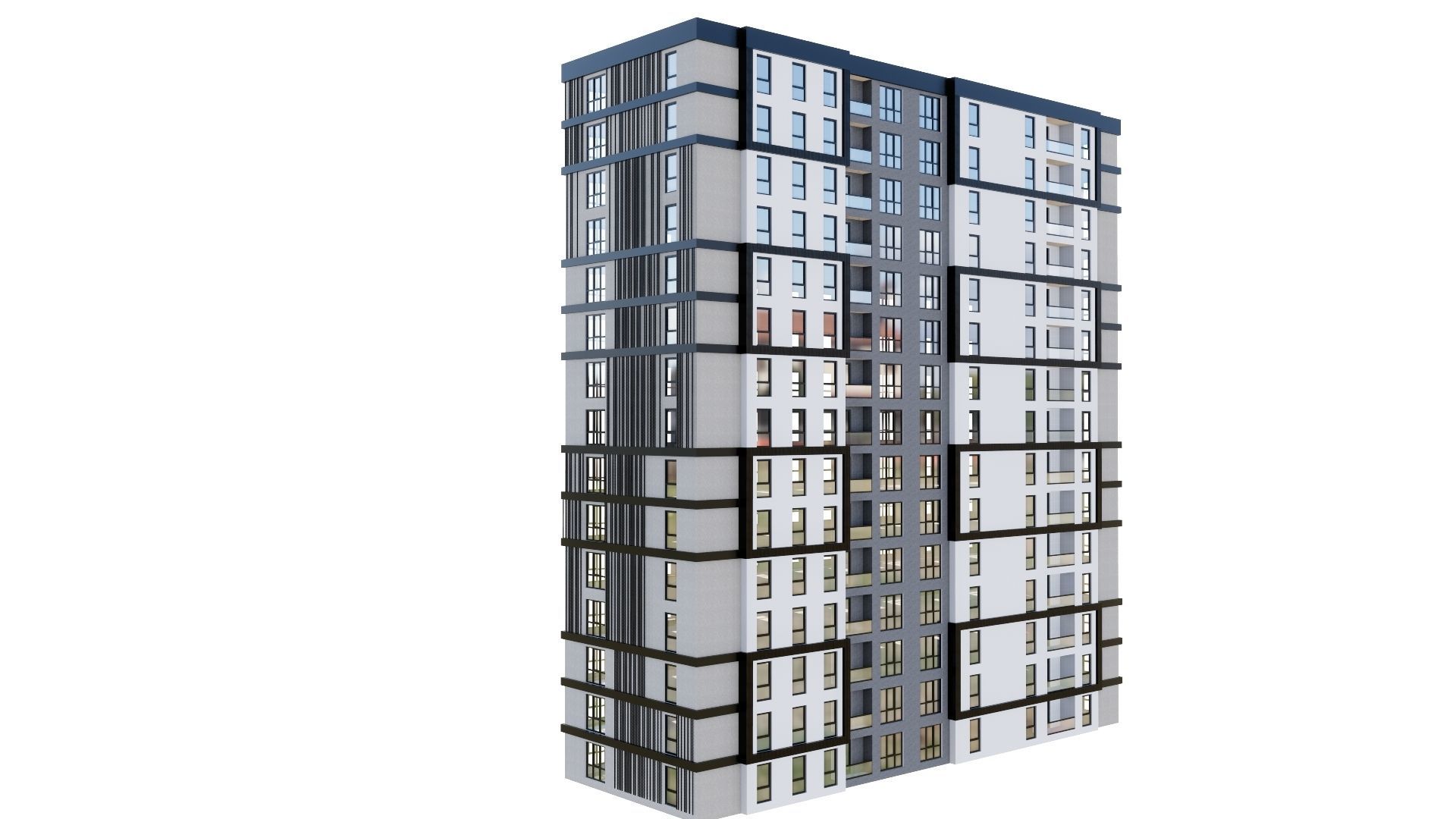 HOUSE 134 Low-poly 3D model_14