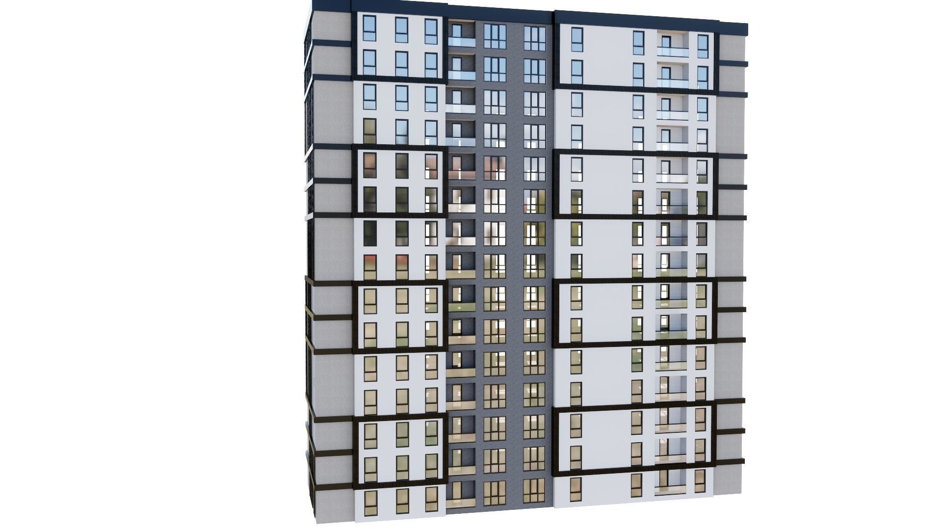 HOUSE 134 Low-poly 3D model_17