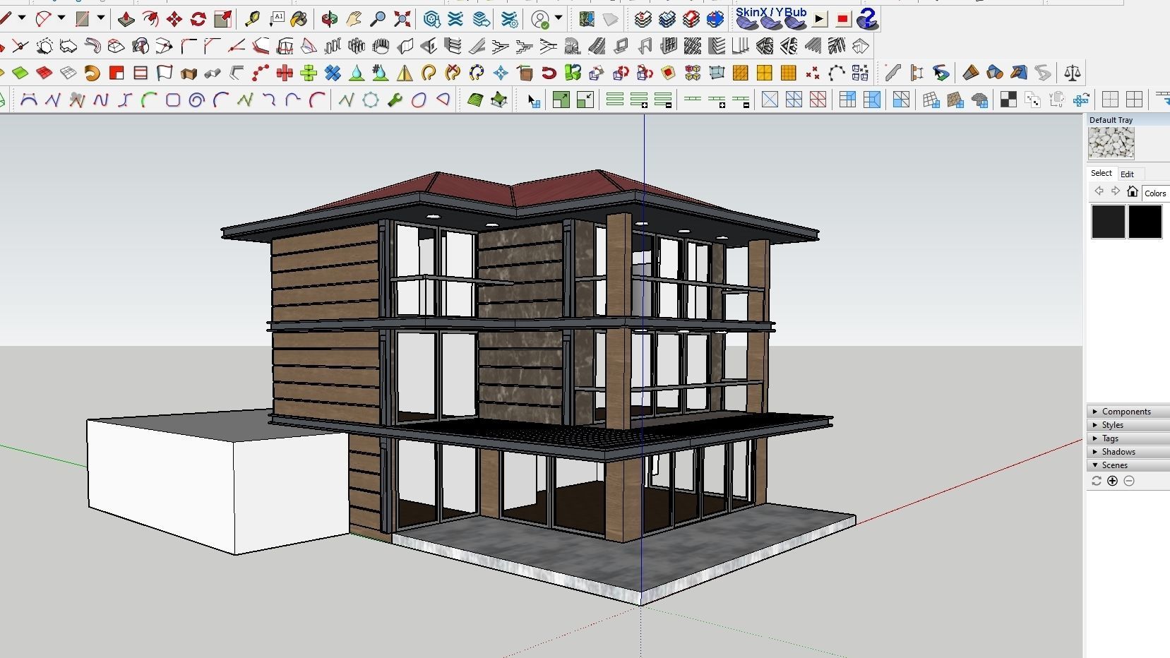 HOUSE 135 Low-poly 3D model_1