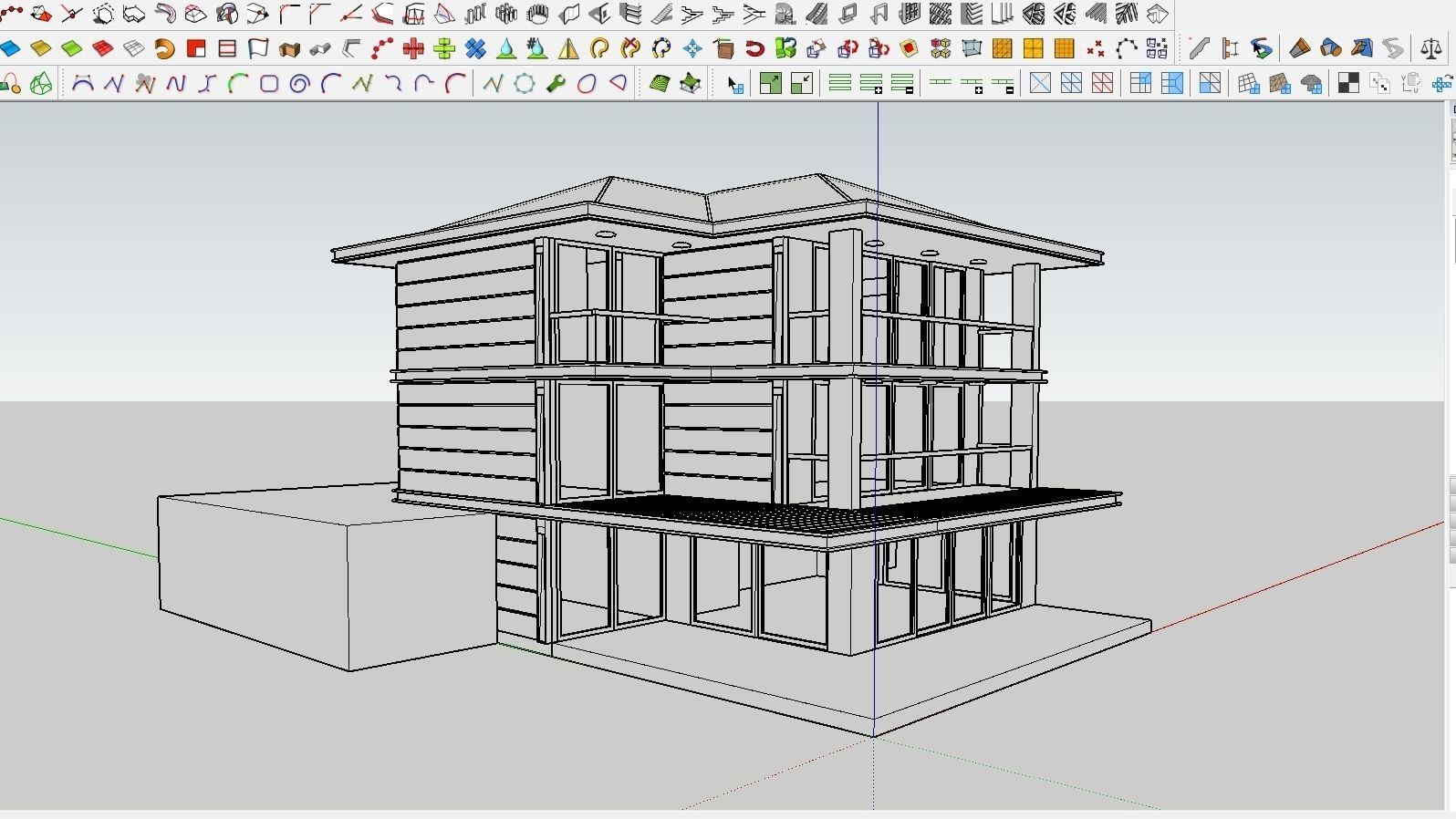 HOUSE 135 Low-poly 3D model_3