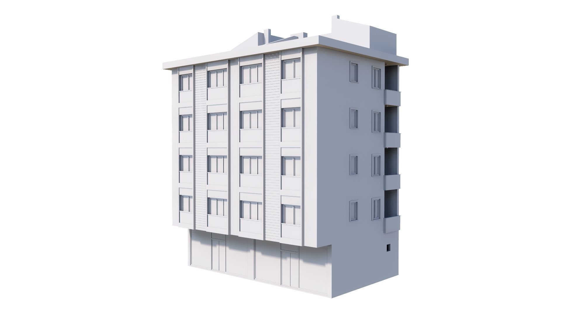 HOUSE 136 Low-poly 3D model_53