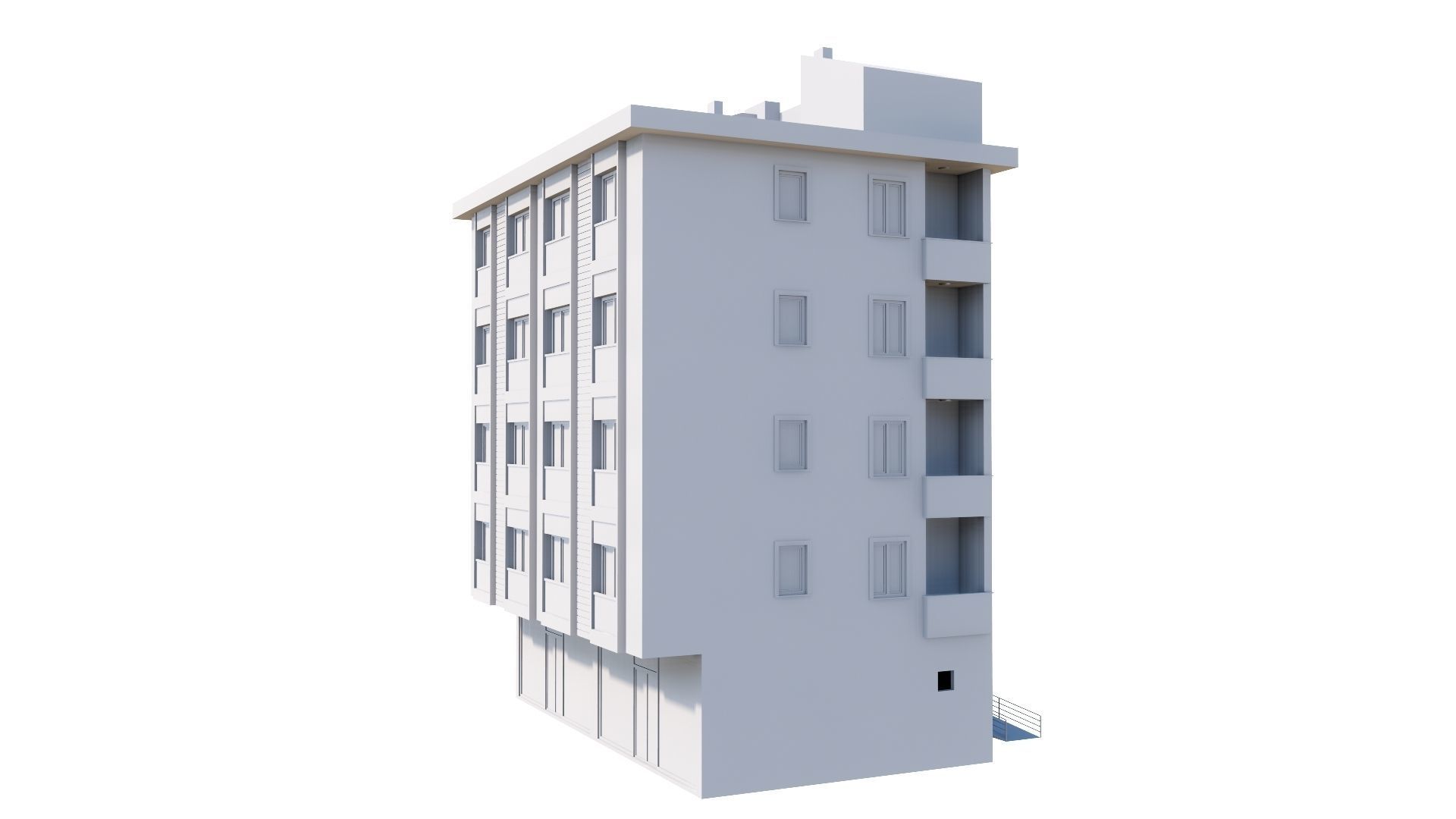 HOUSE 136 Low-poly 3D model_56
