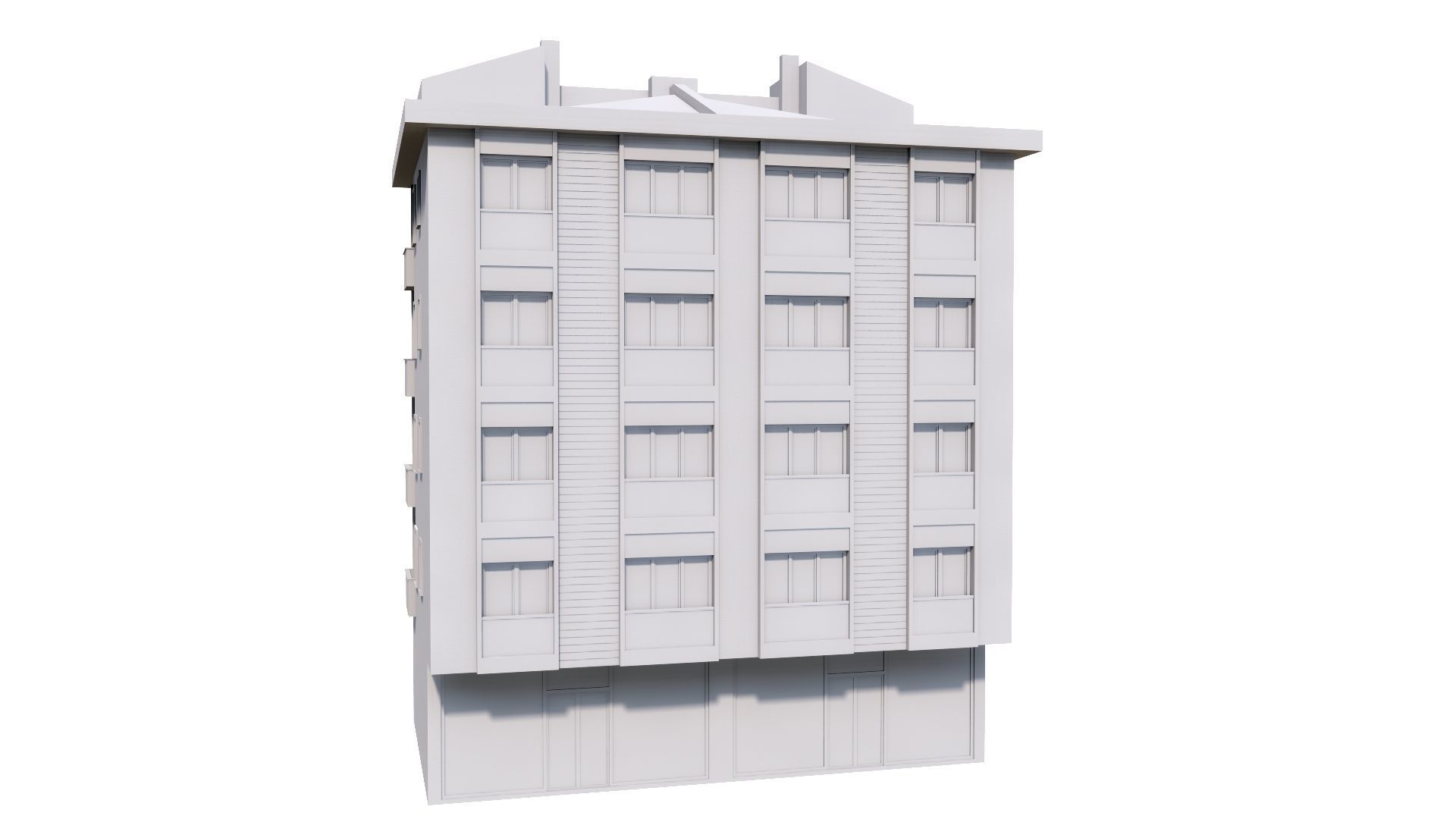 HOUSE 136 Low-poly 3D model_48