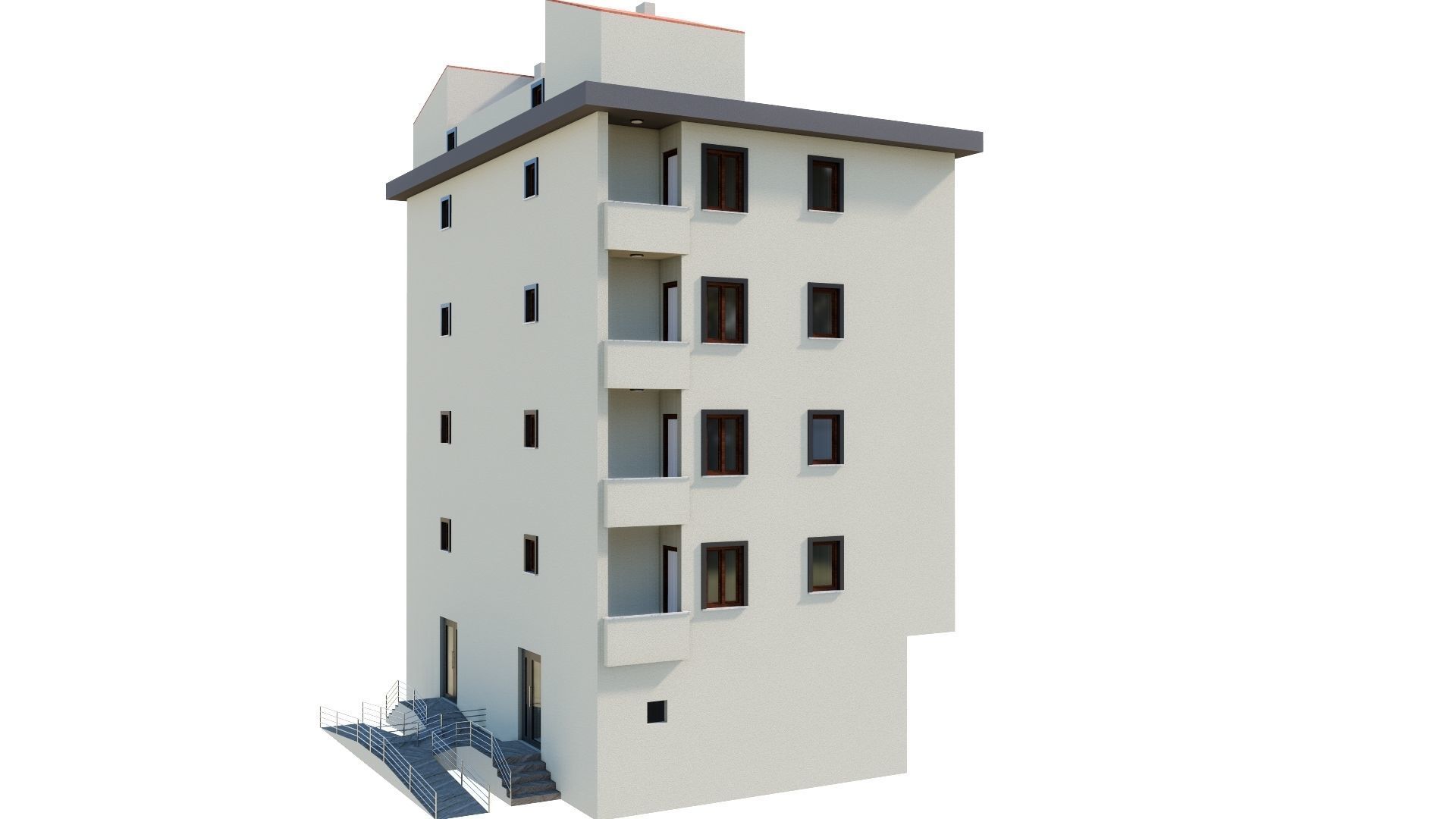 HOUSE 136 Low-poly 3D model_18