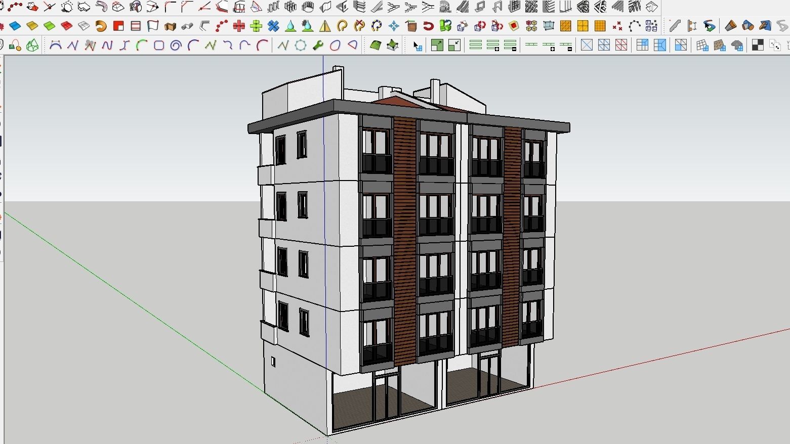 HOUSE 136 Low-poly 3D model_1