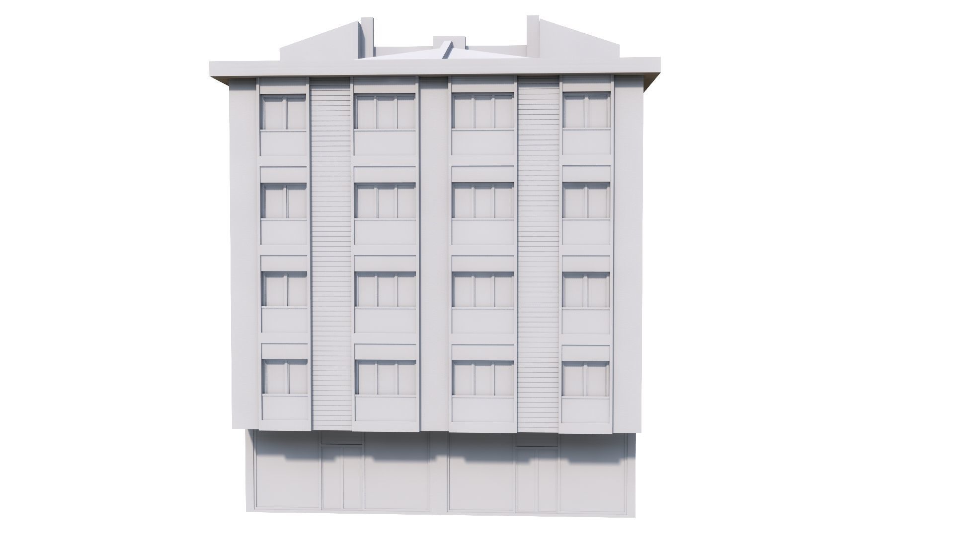 HOUSE 136 Low-poly 3D model_50