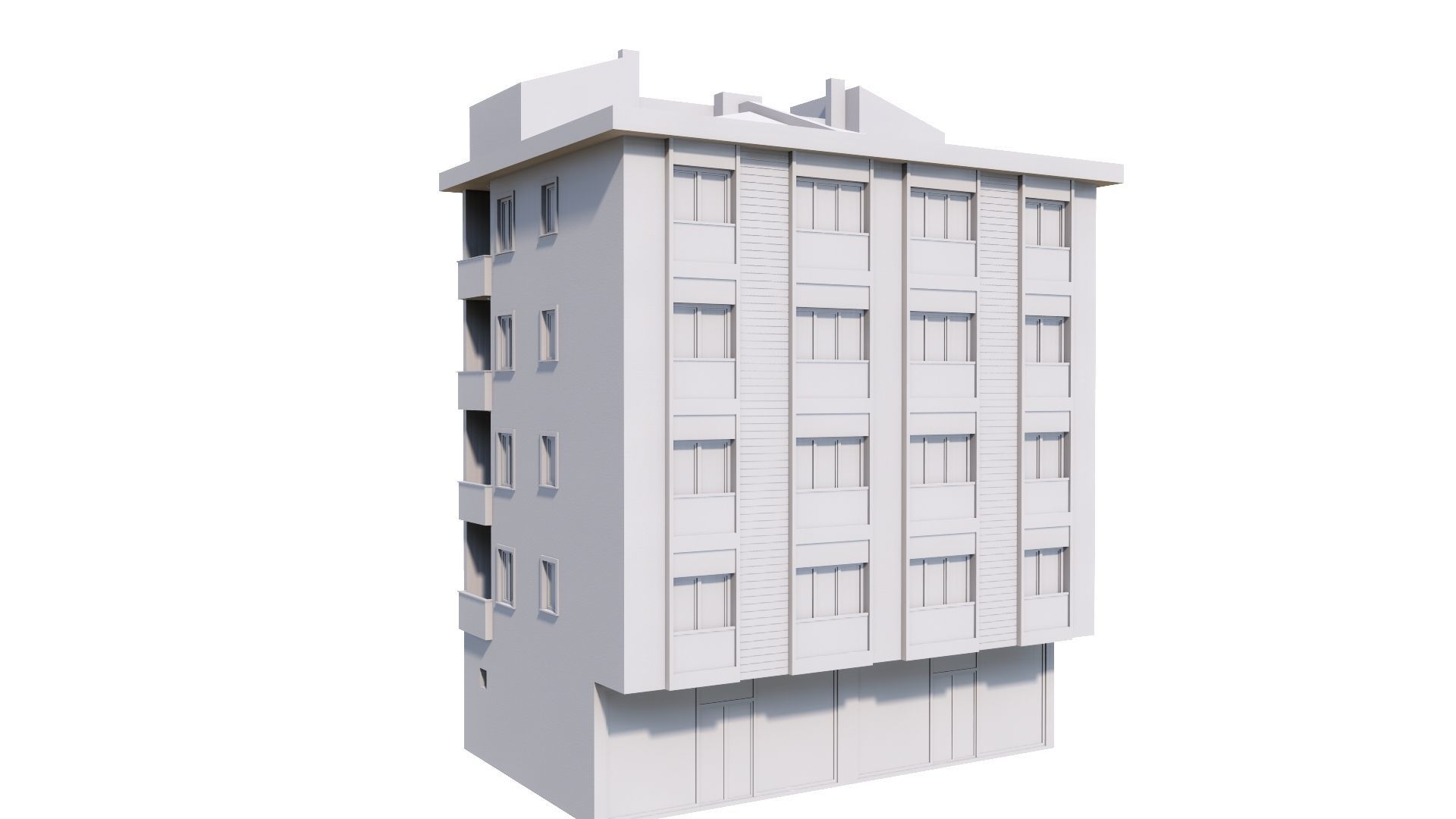 HOUSE 136 Low-poly 3D model_43