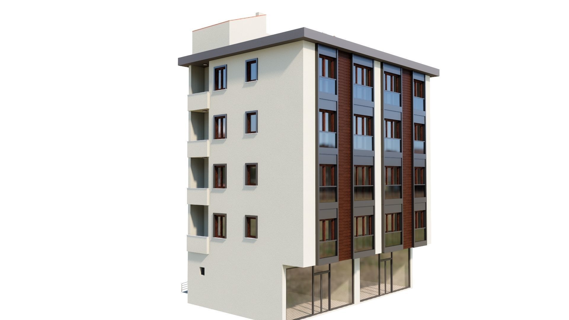 HOUSE 136 Low-poly 3D model_27