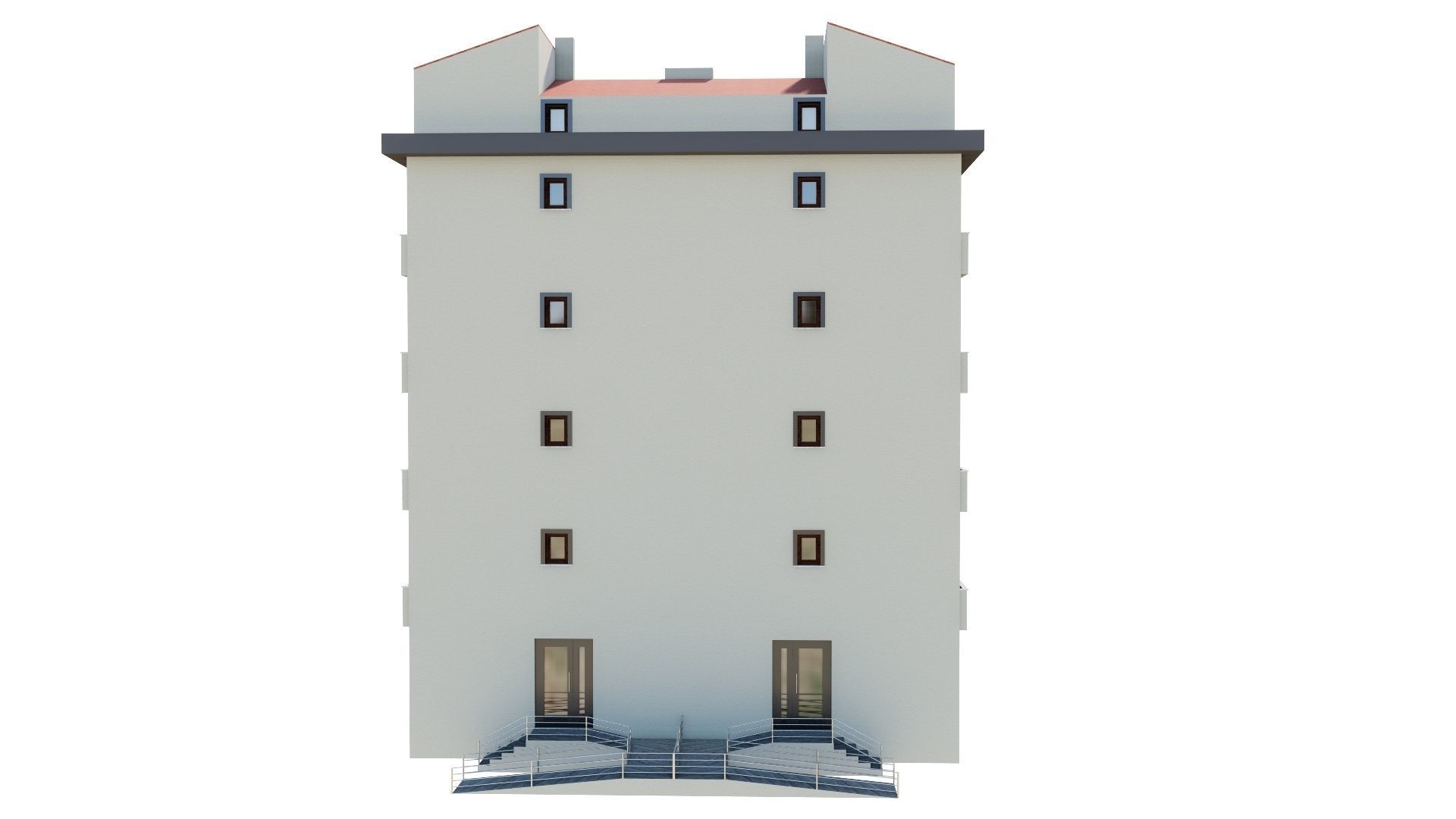 HOUSE 136 Low-poly 3D model_12