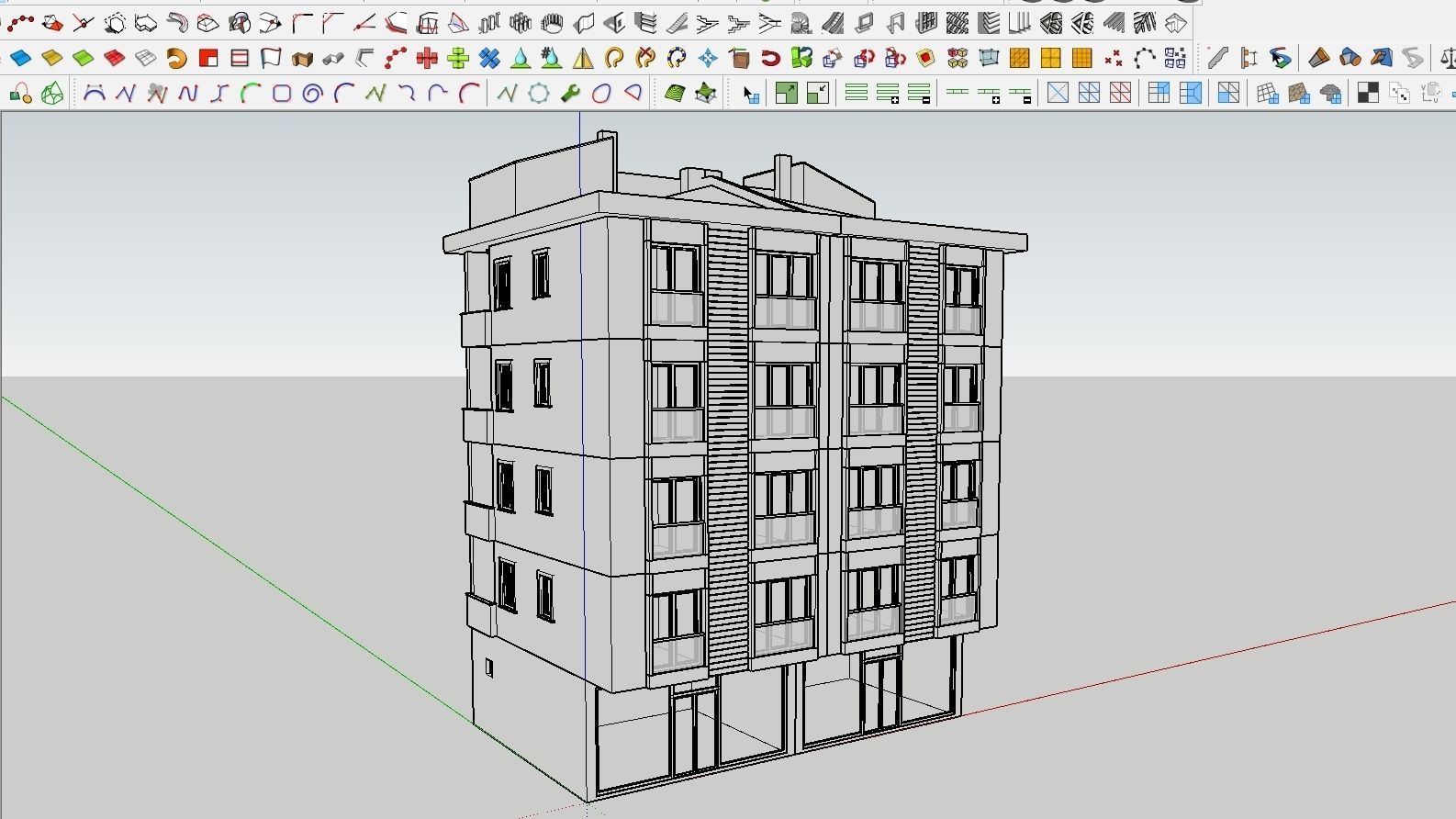 HOUSE 136 Low-poly 3D model_3