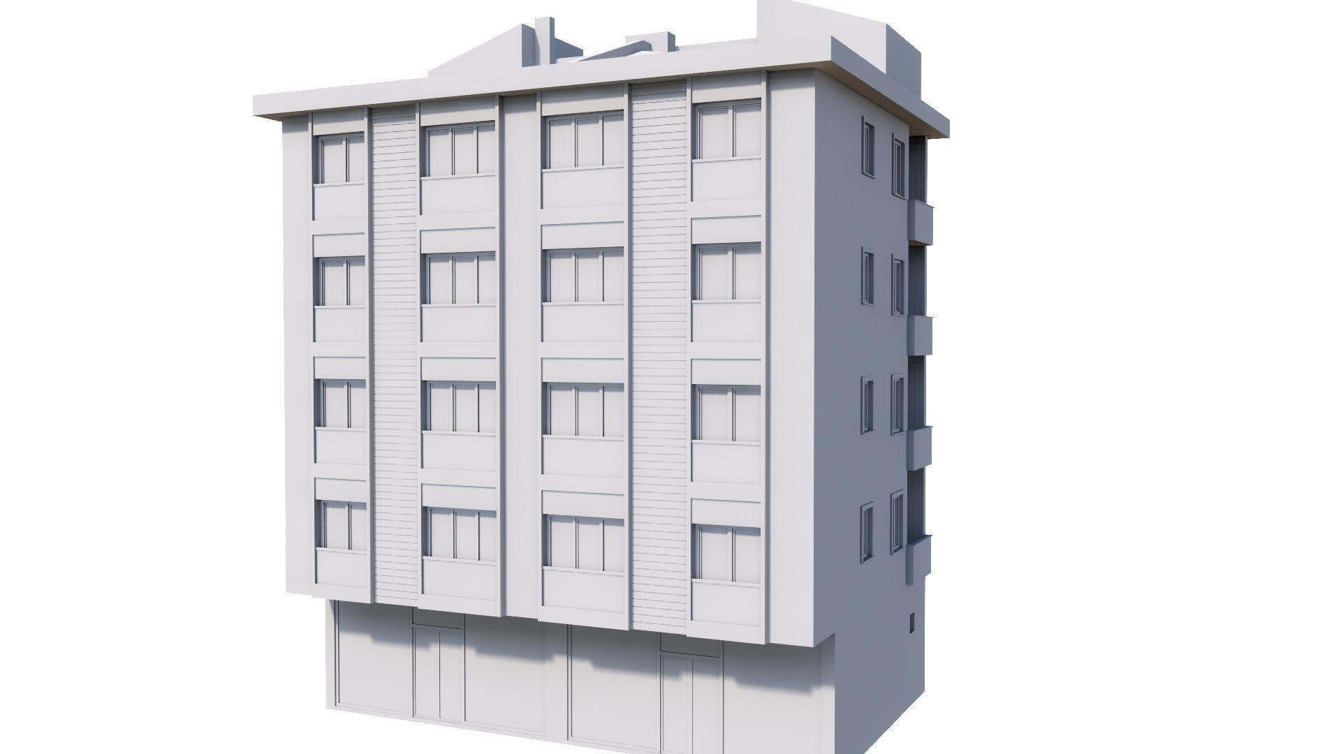 HOUSE 136 Low-poly 3D model_51