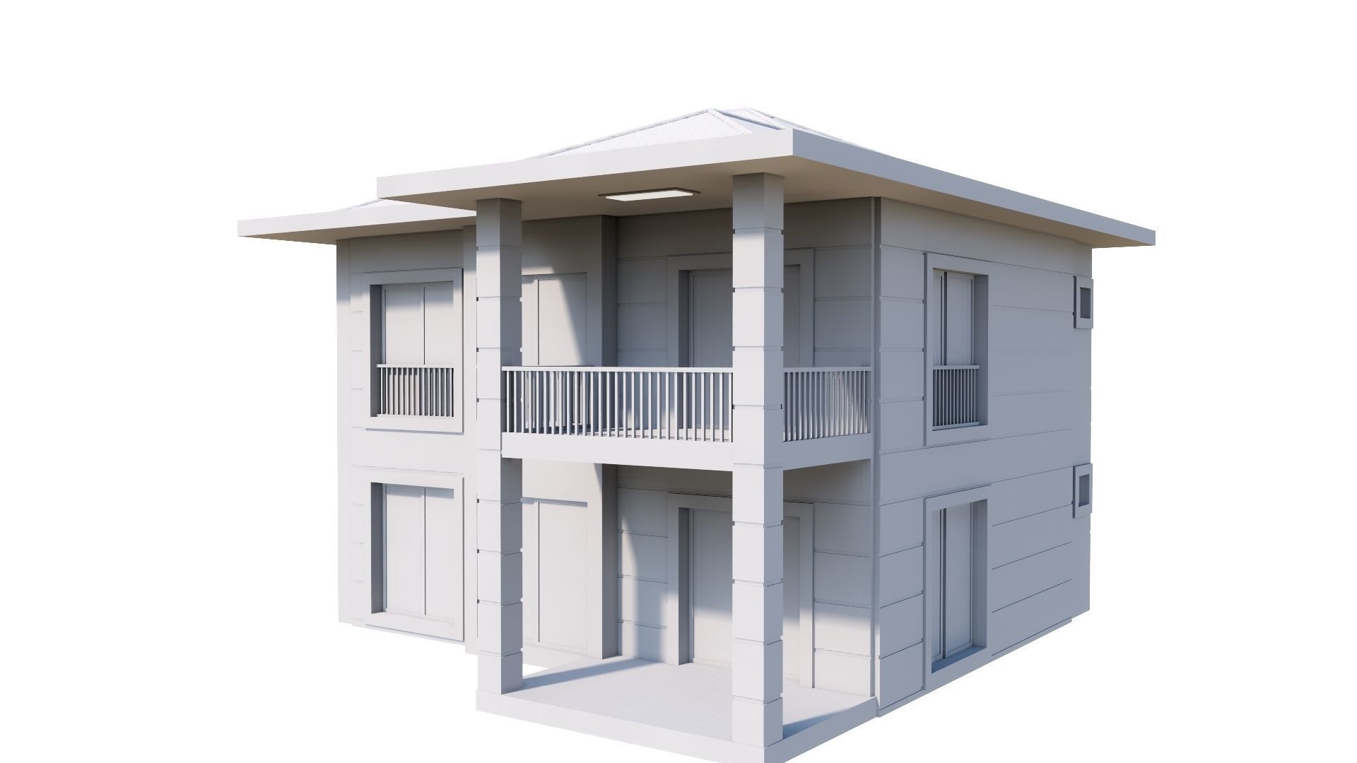 HOUSE 137 Low-poly 3D model_54