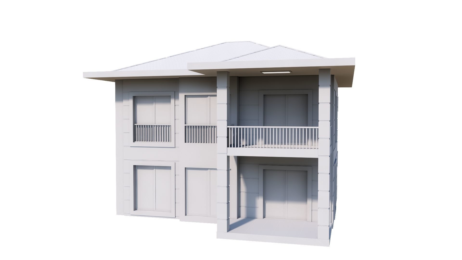 HOUSE 137 Low-poly 3D model_51