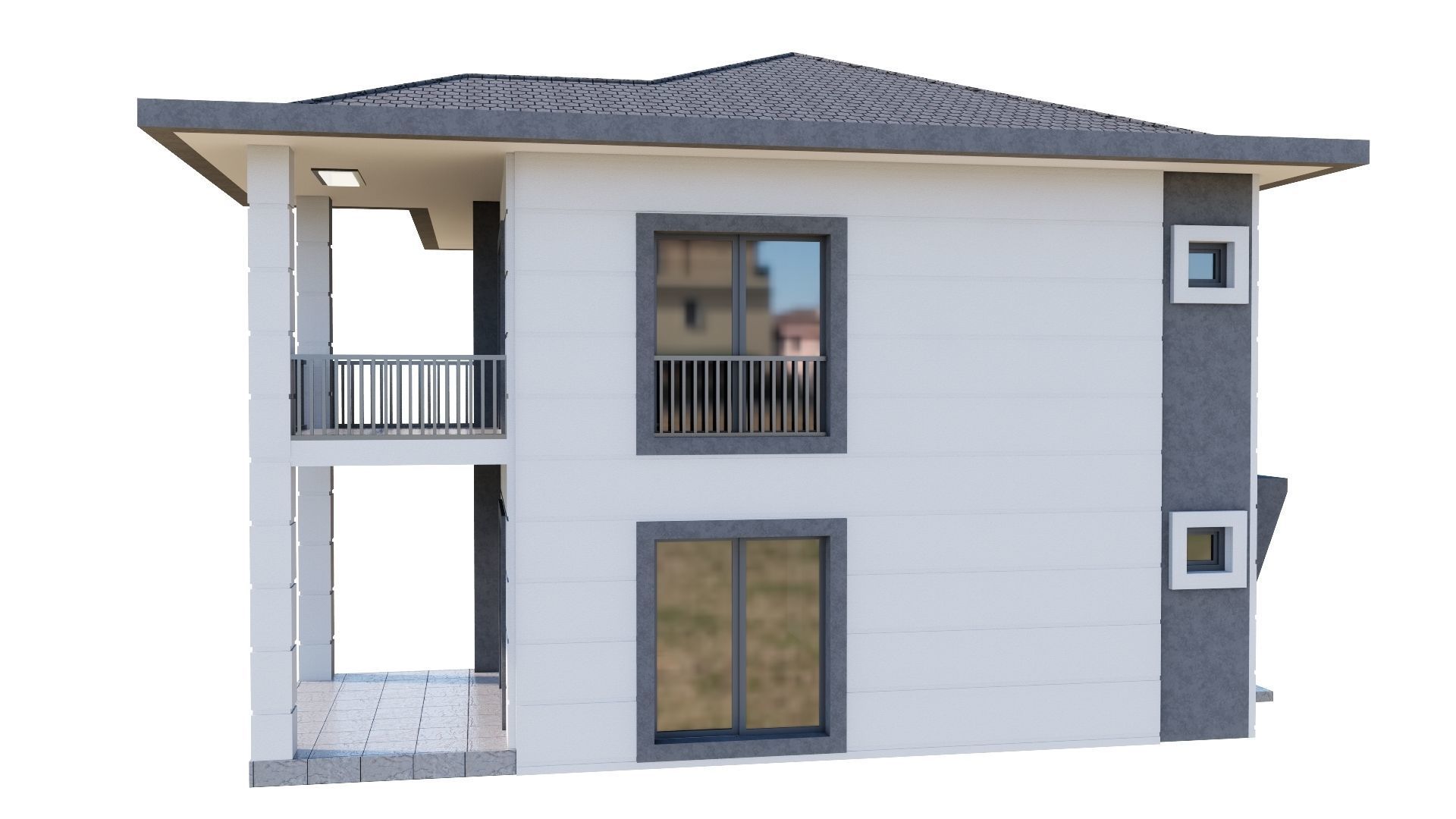 HOUSE 137 Low-poly 3D model_38