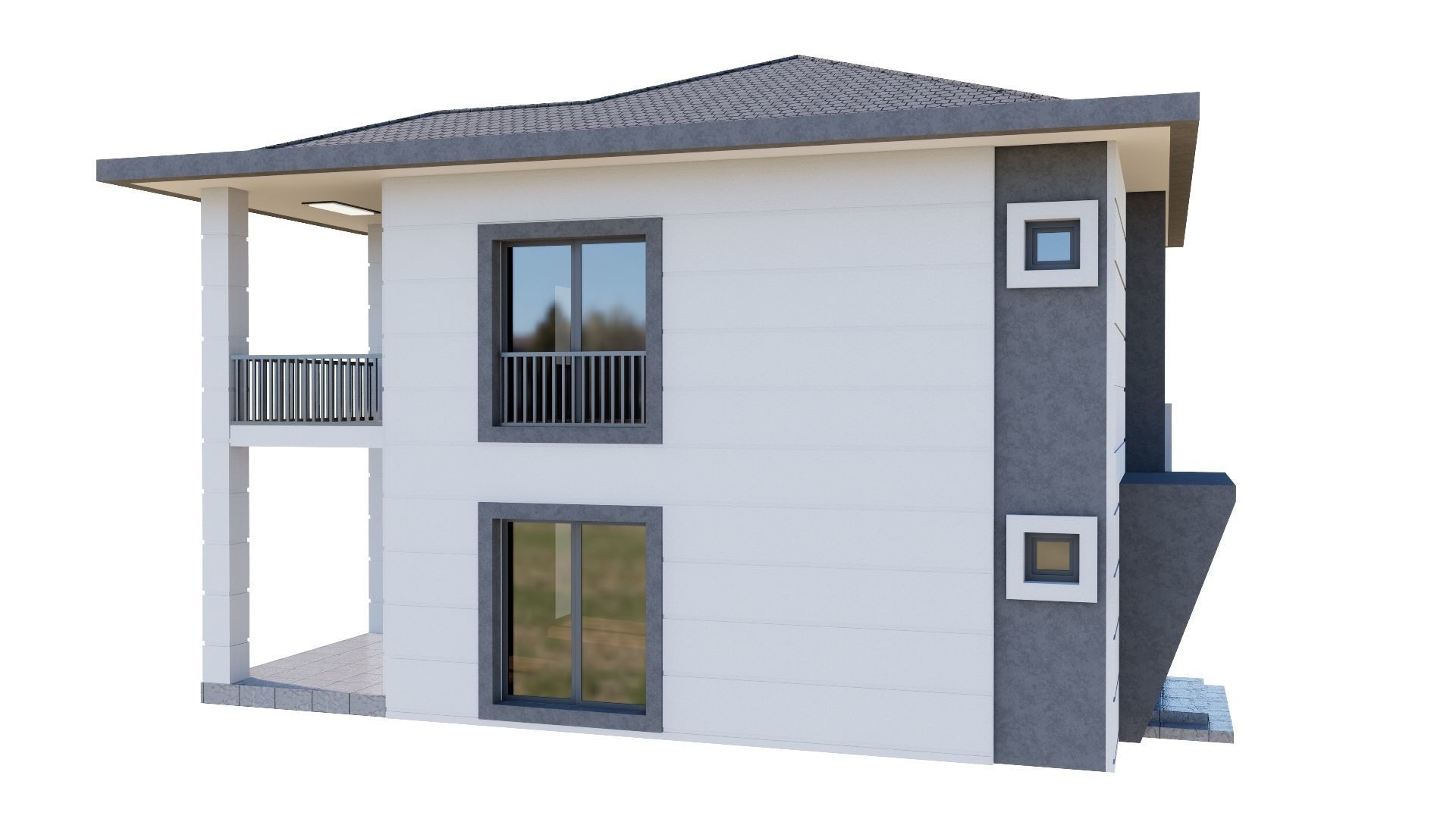 HOUSE 137 Low-poly 3D model_40