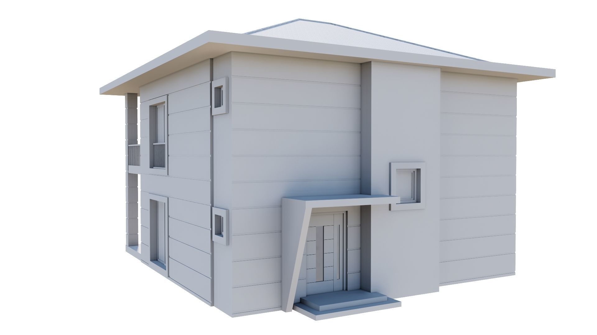 HOUSE 137 Low-poly 3D model_45