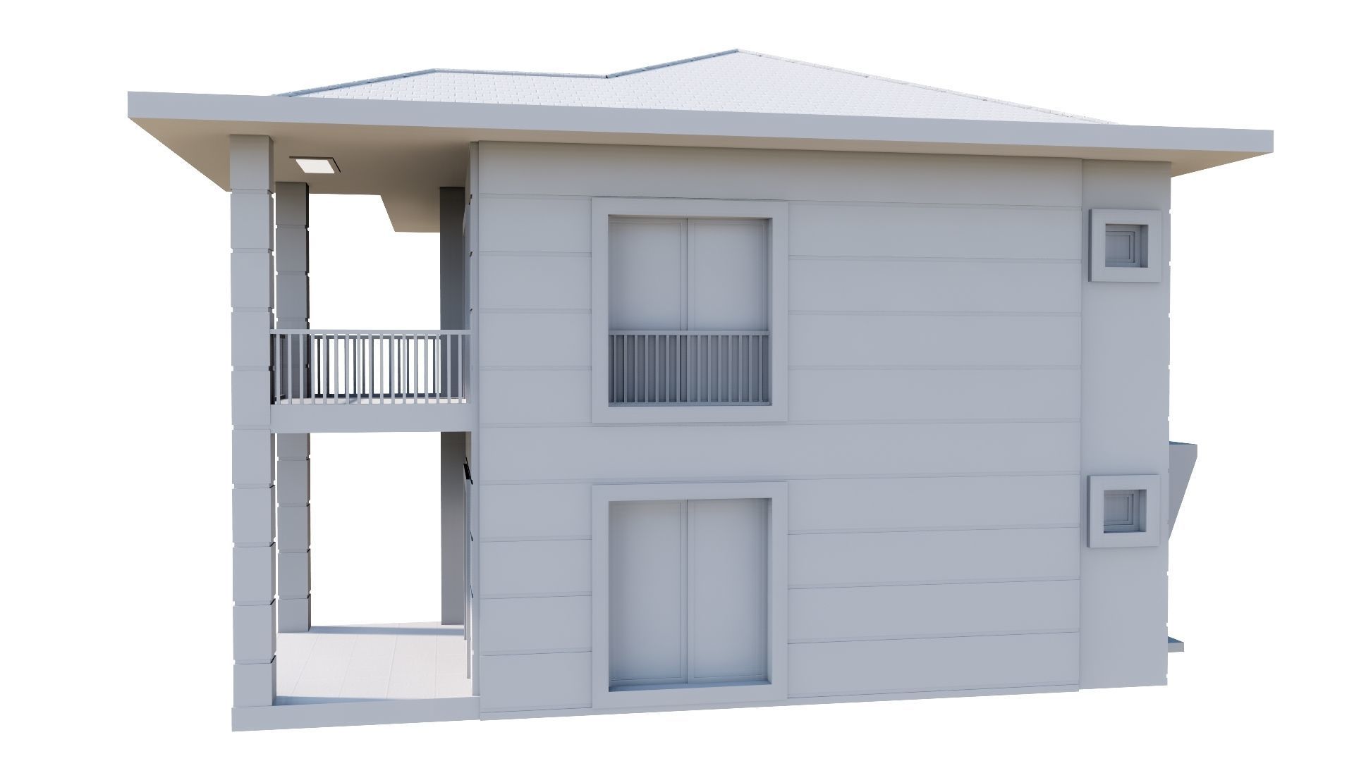 HOUSE 137 Low-poly 3D model_58