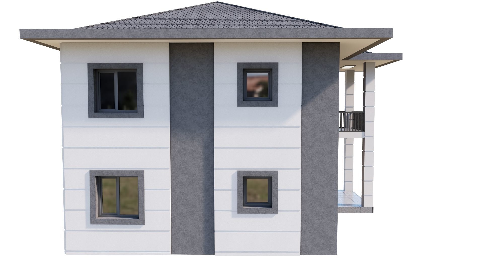 HOUSE 137 Low-poly 3D model_23