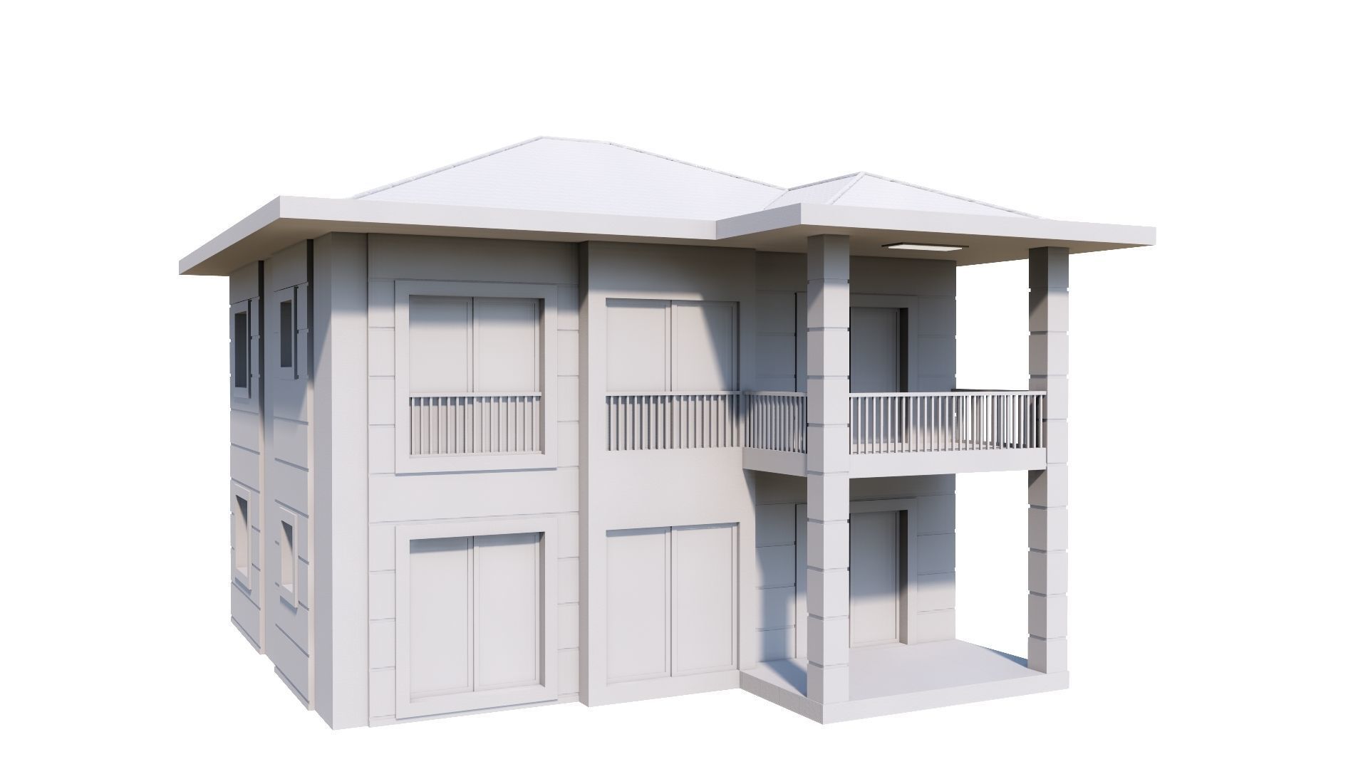 HOUSE 137 Low-poly 3D model_47