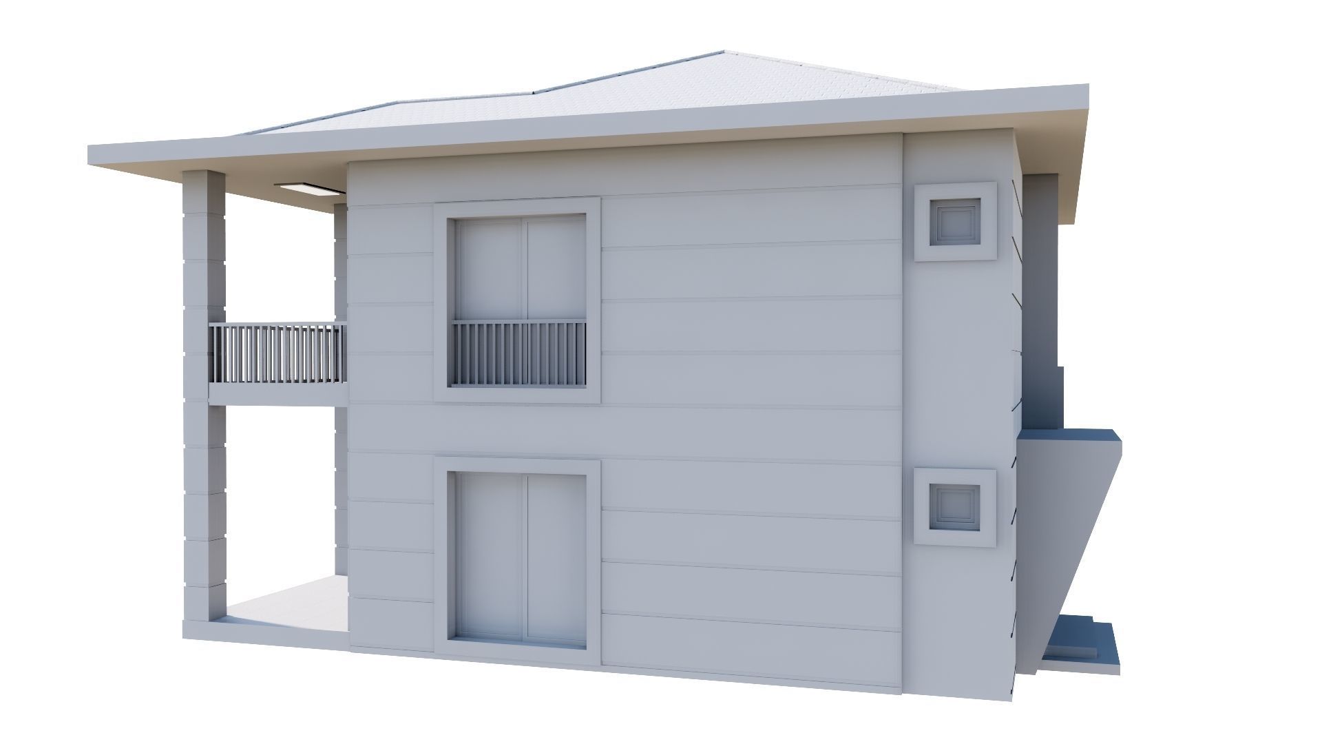 HOUSE 137 Low-poly 3D model_60