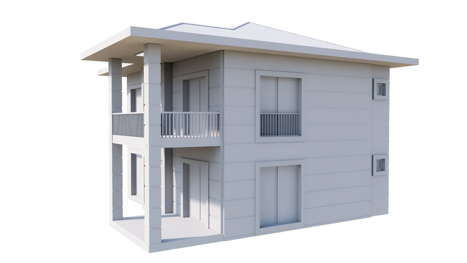 HOUSE 137 Low-poly 3D model_55