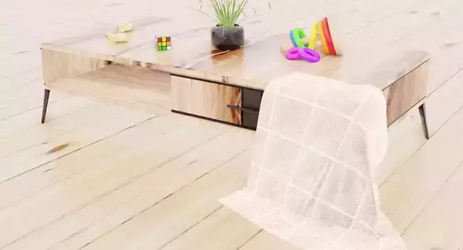 My 3d model is coffe table