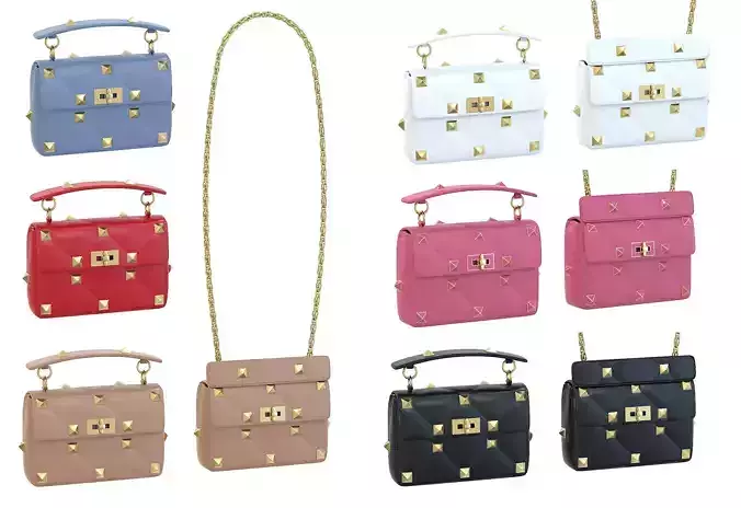 Valentino Garavani Roman Stud The Shoulder Chain Bag