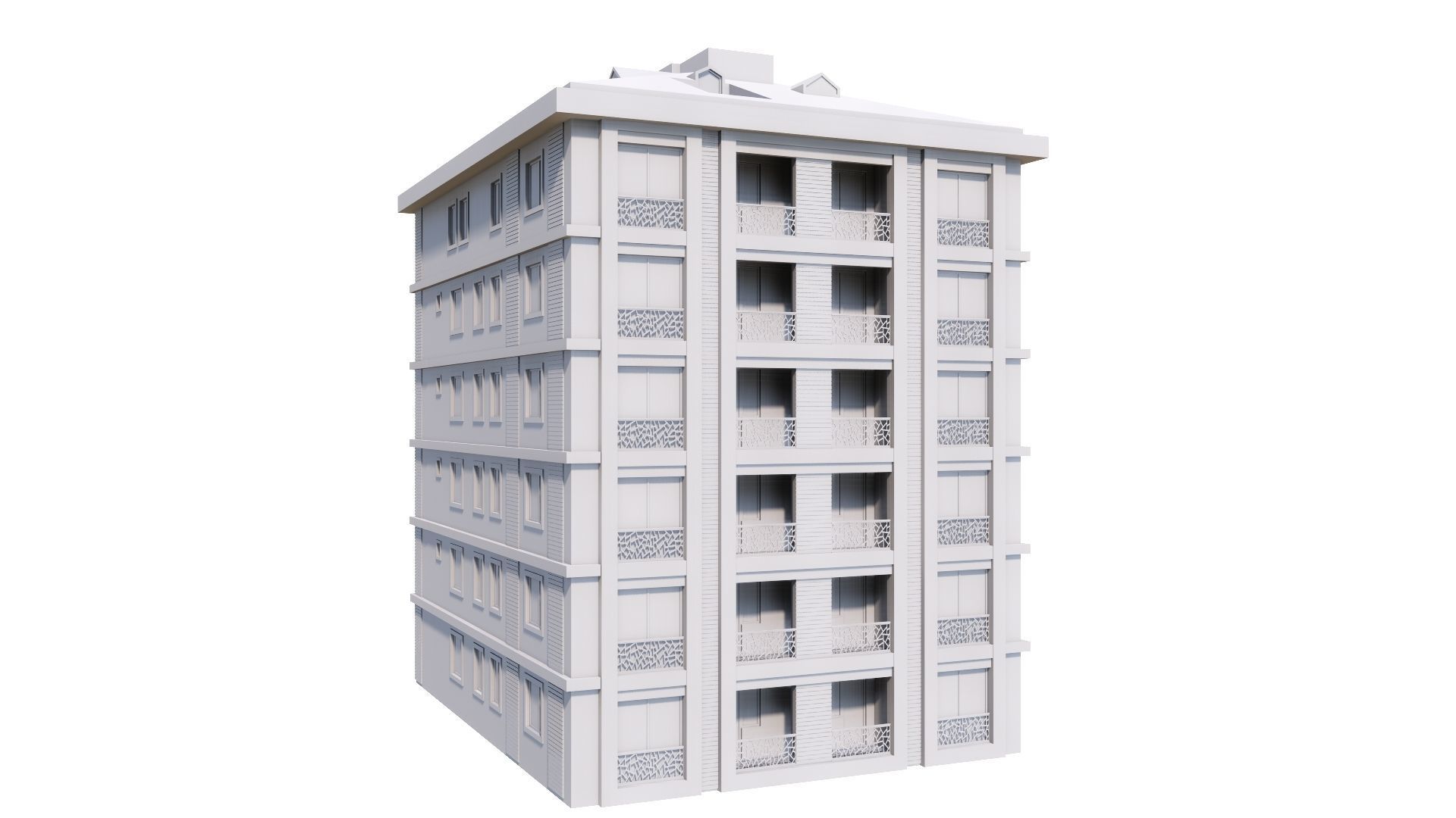 HOUSE 141 Low-poly 3D model_47