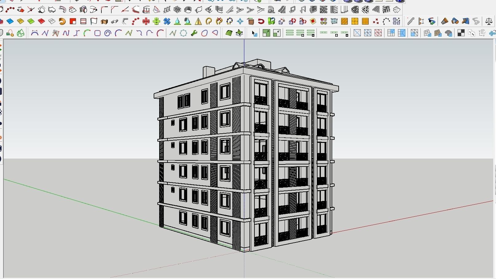 HOUSE 141 Low-poly 3D model_3