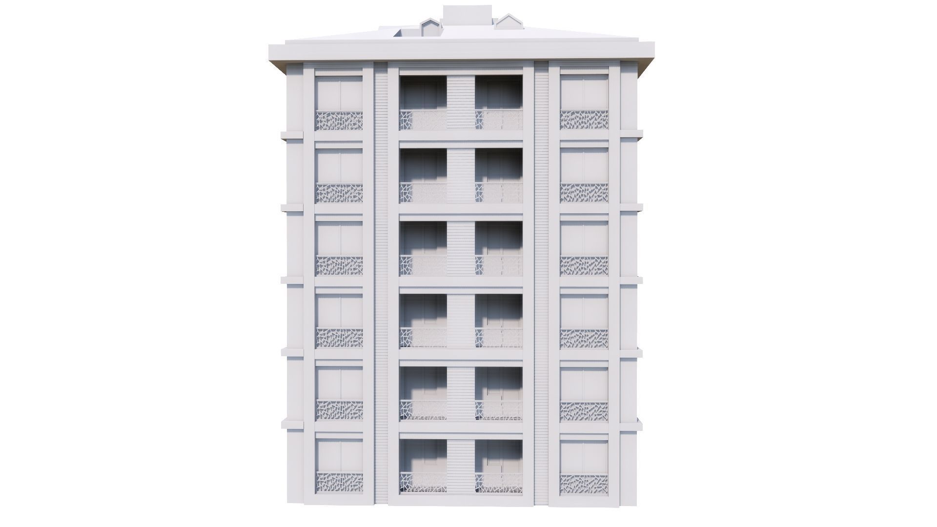 HOUSE 141 Low-poly 3D model_52