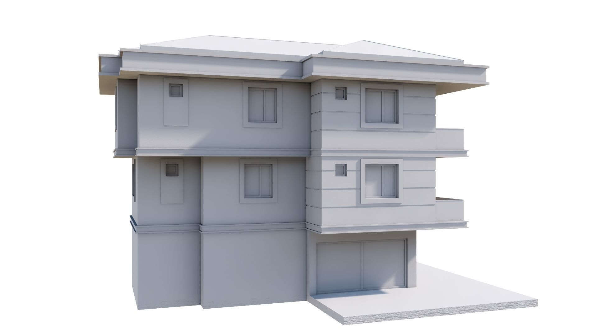 HOUSE 143 Low-poly 3D model_50