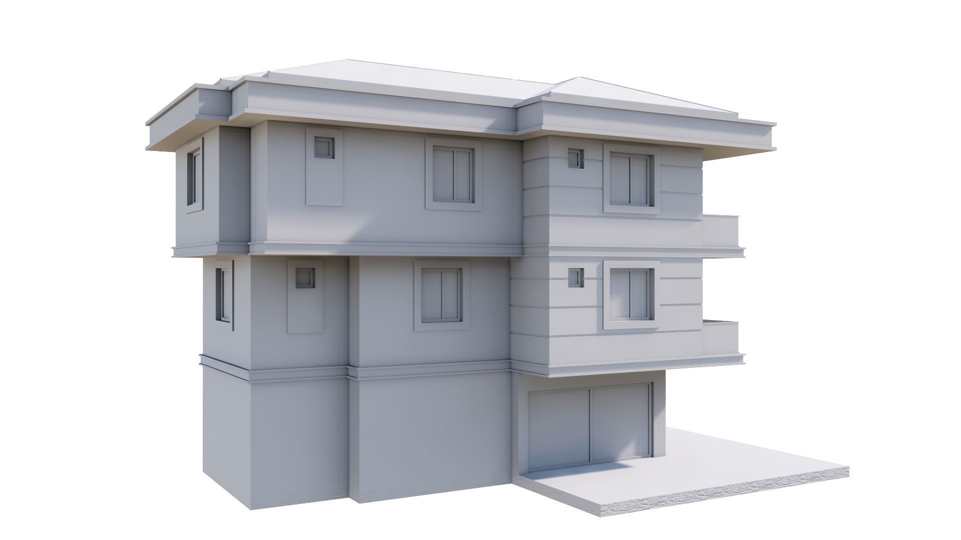 HOUSE 143 Low-poly 3D model_48