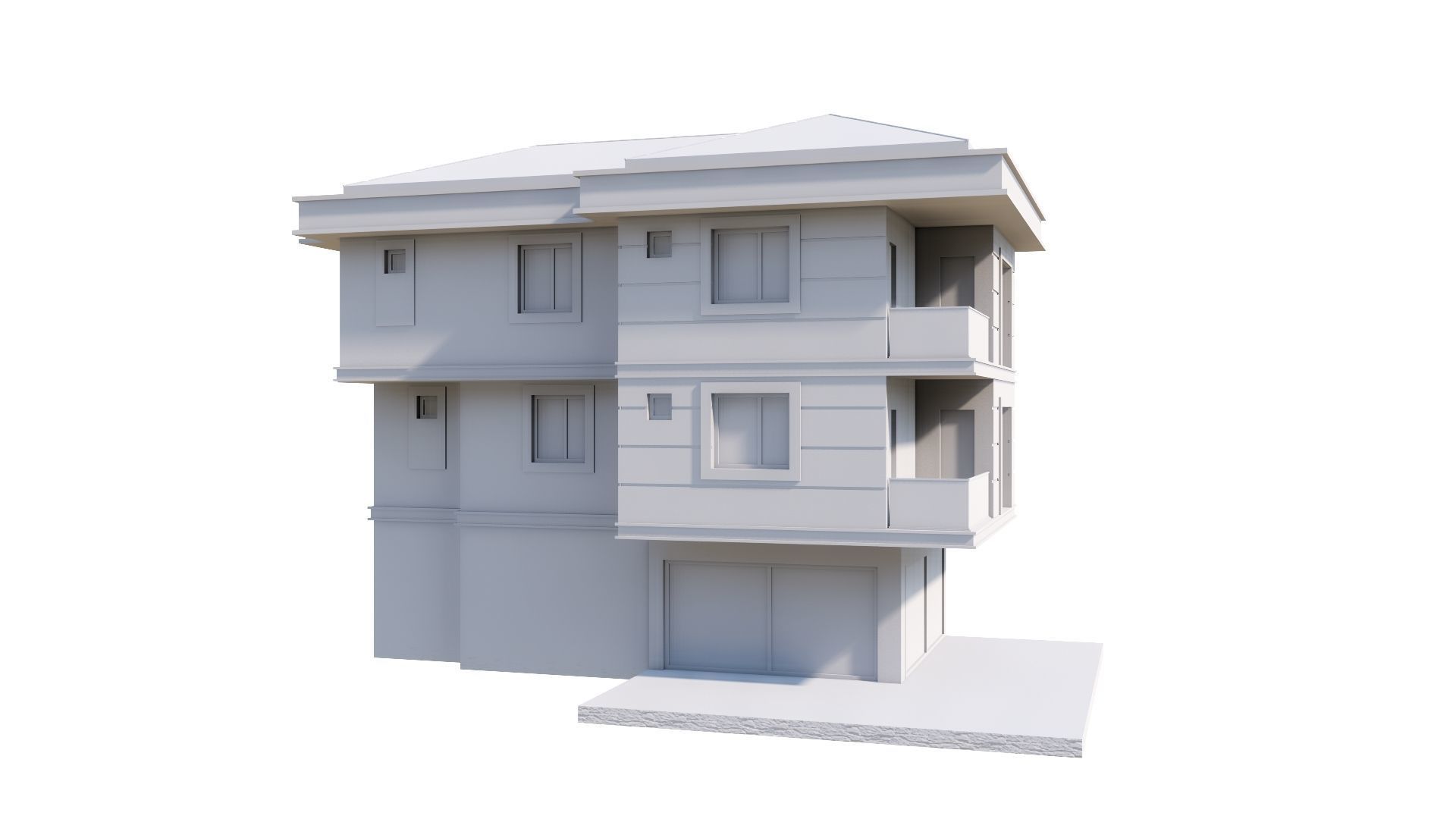 HOUSE 143 Low-poly 3D model_56