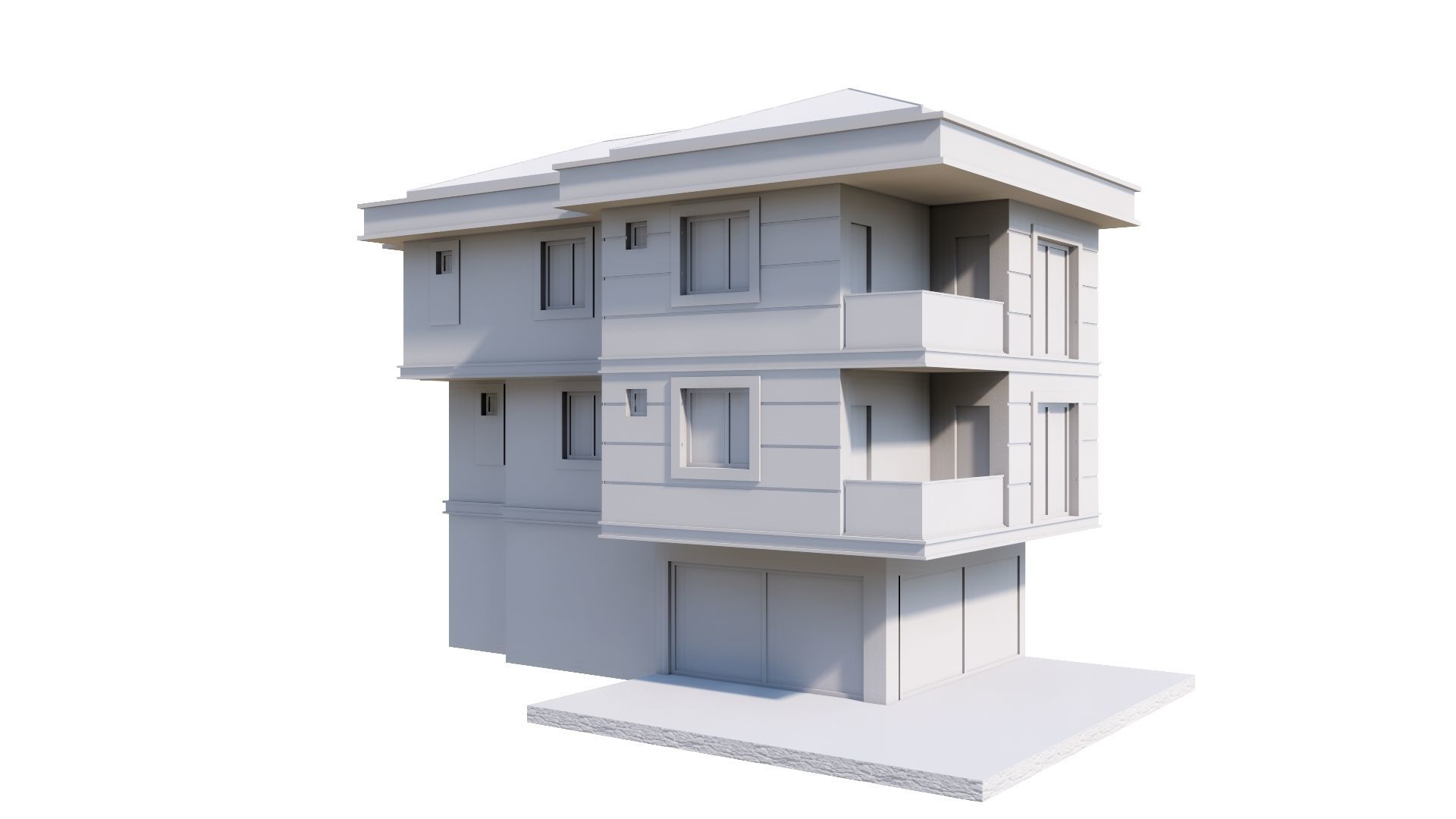 HOUSE 143 Low-poly 3D model_58