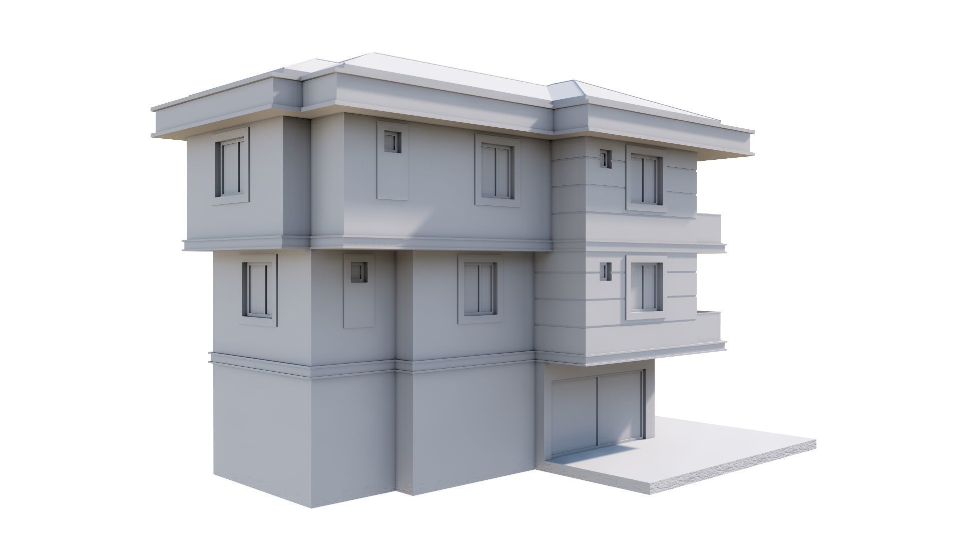 HOUSE 143 Low-poly 3D model_43