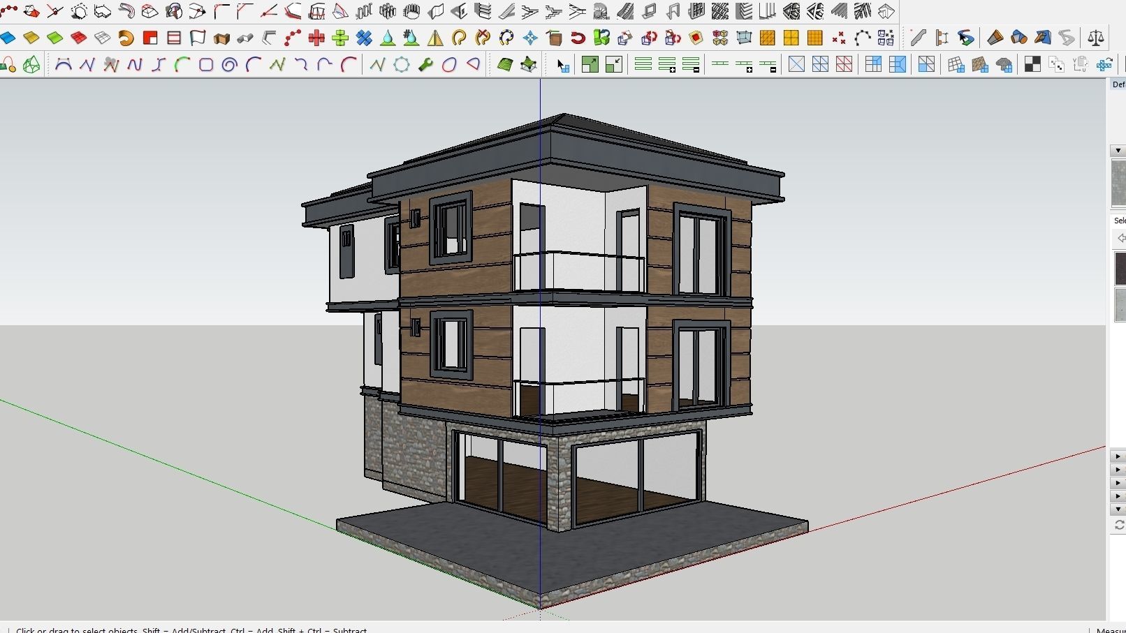 HOUSE 143 Low-poly 3D model_1