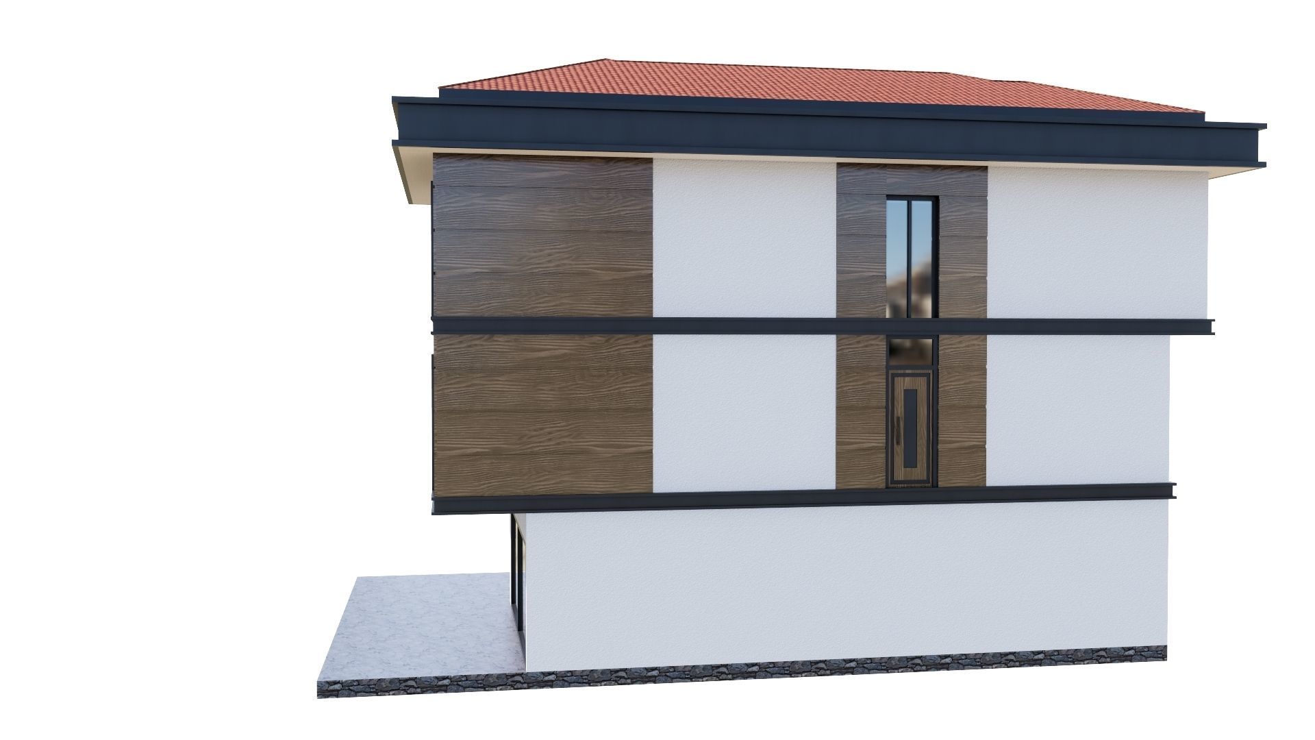 HOUSE 143 Low-poly 3D model_18