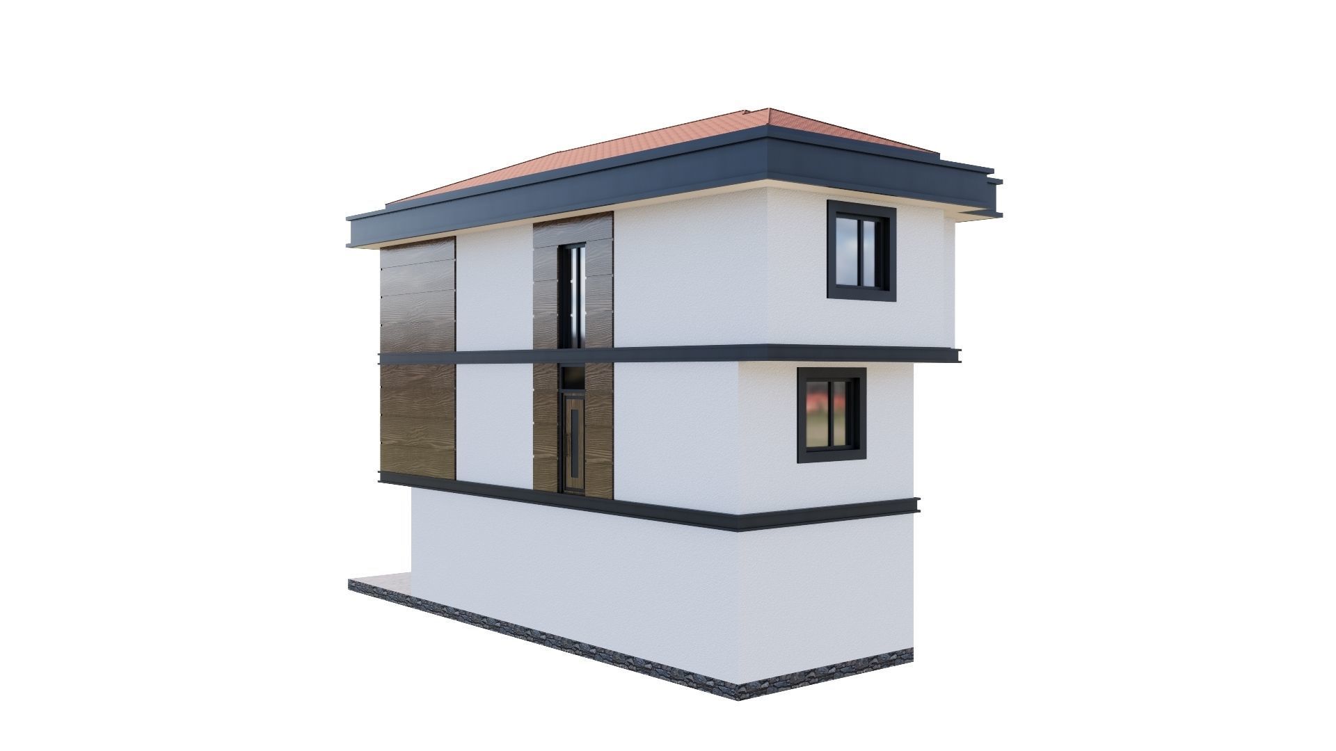 HOUSE 143 Low-poly 3D model_24