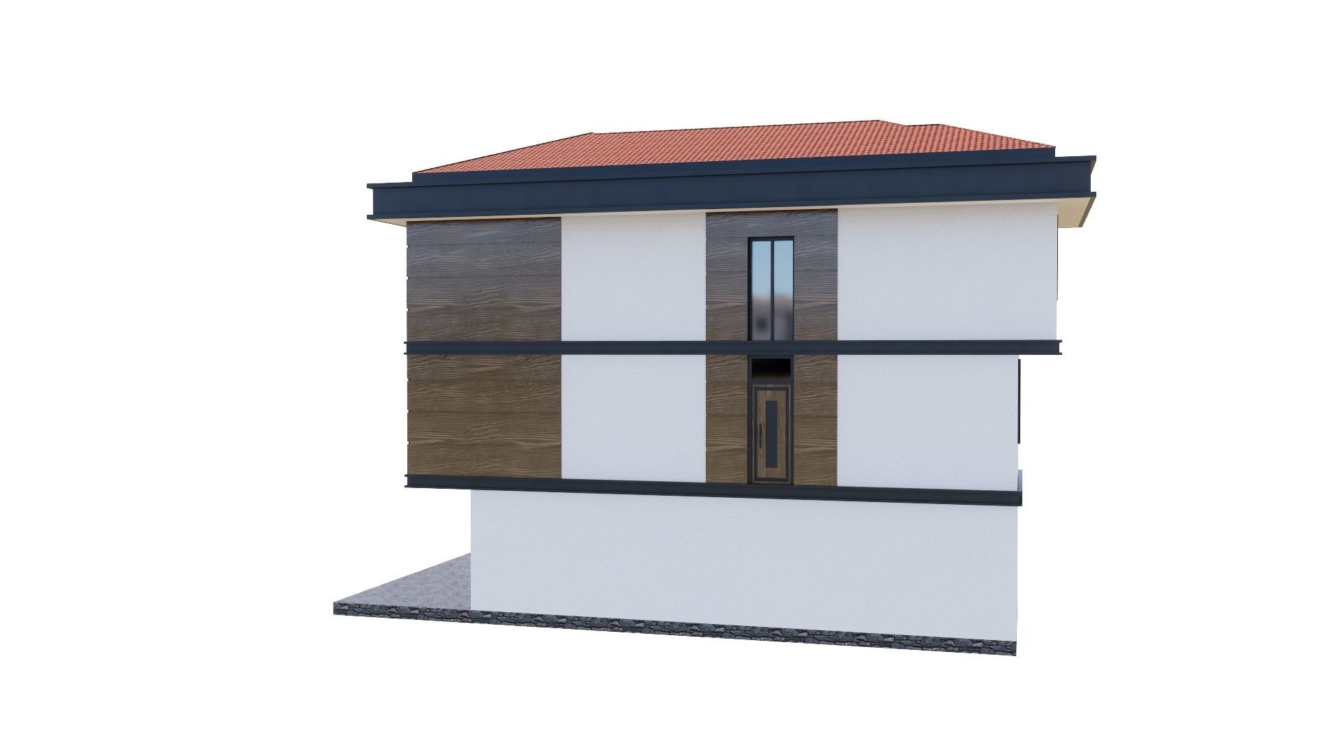 HOUSE 143 Low-poly 3D model_20